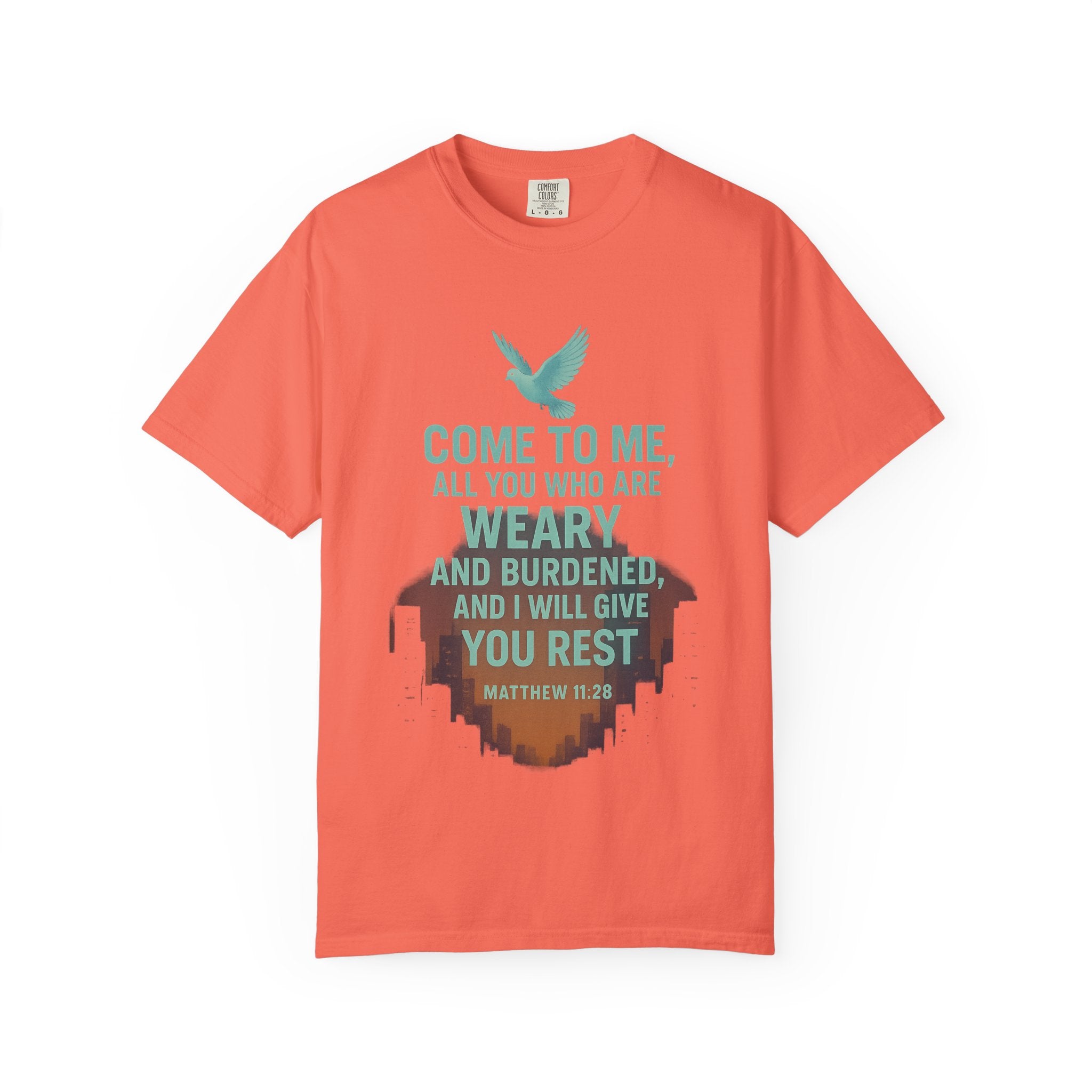 Garments of the Bible Unisex T-shirt Matthew 11:28