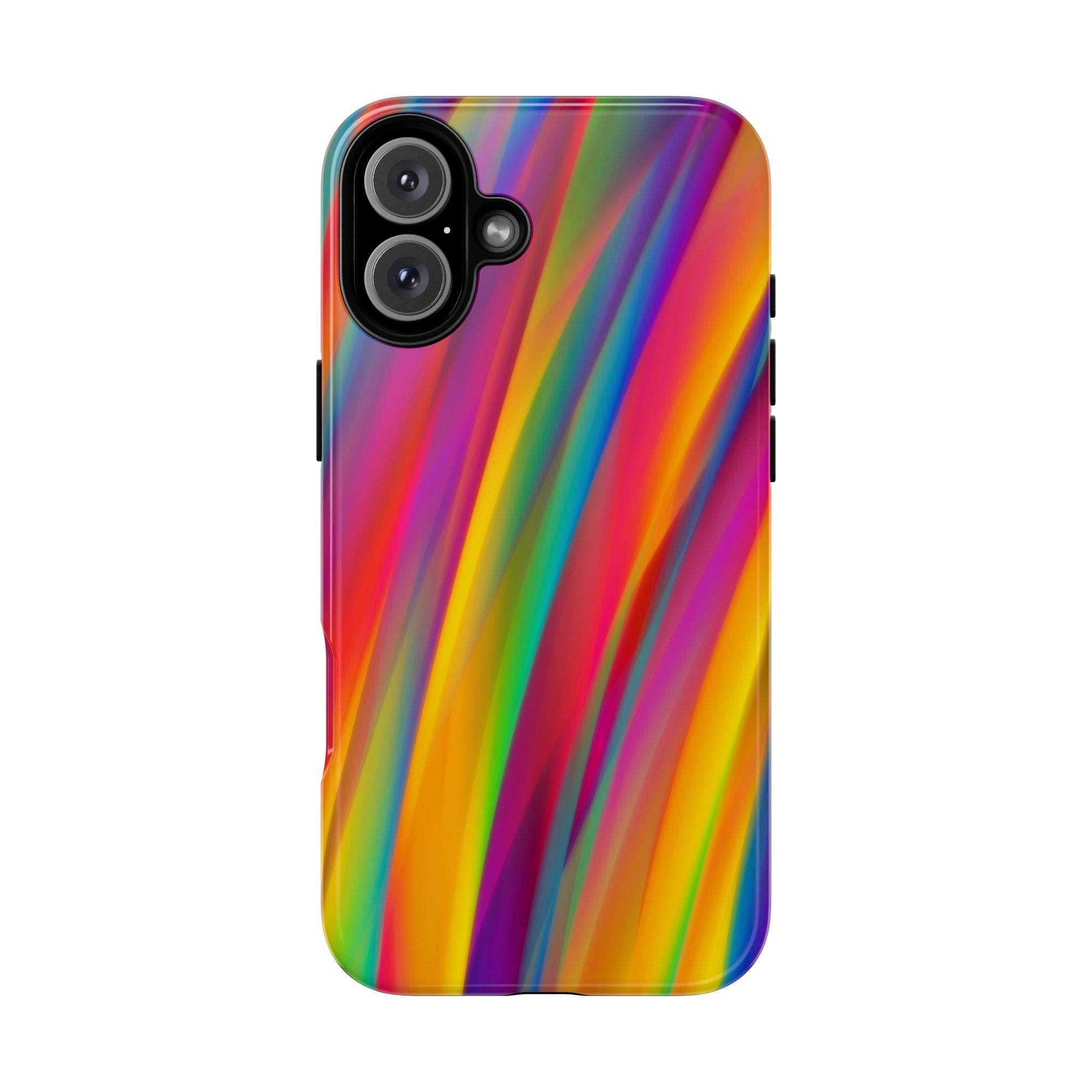 Vibrant Tough Phone Case, Colorful Phone Protection, Artistic Cell Cover, Gift for Gamers, Fun Tech Accessory, Pride Celebration