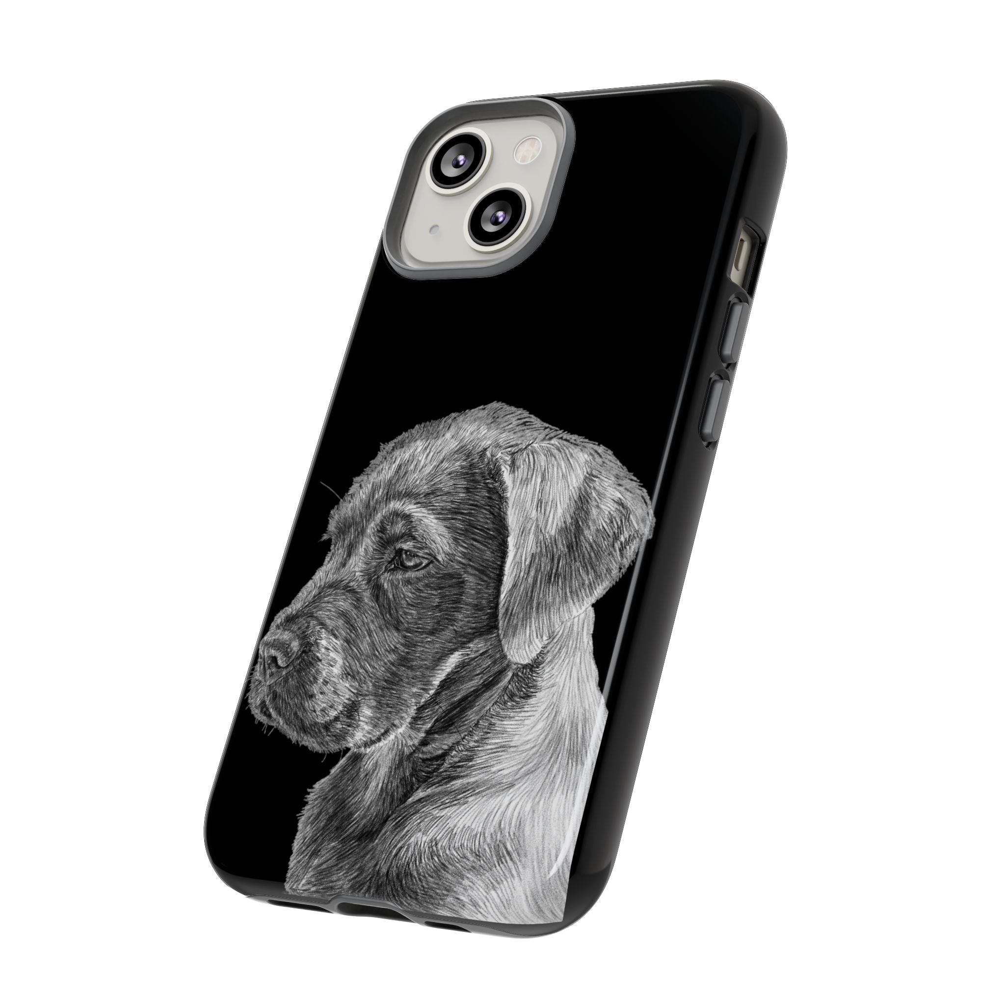 Custom Phone Case for Dog Lovers, Tough Cases with Labrador Design, Pet Owner Gift, Personalized Phone Cover, Animal Art Case