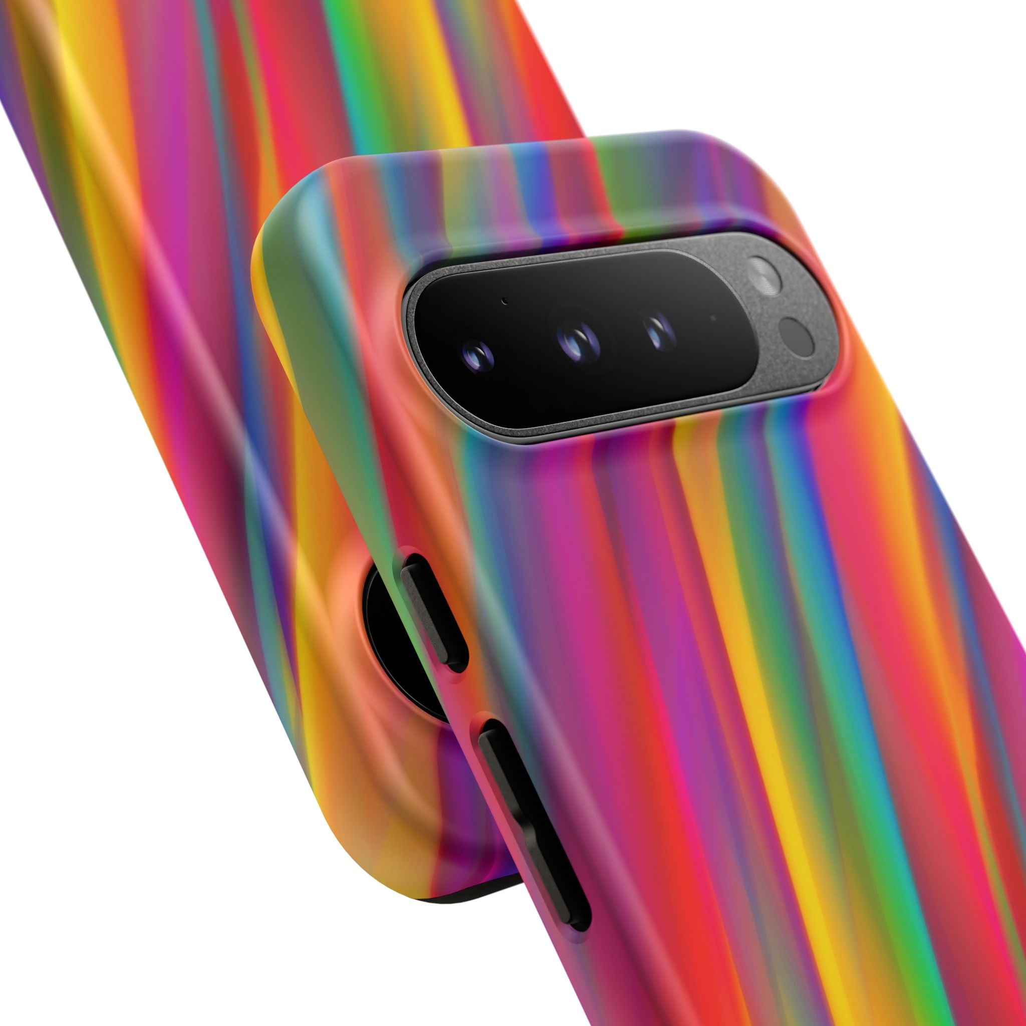 Vibrant Tough Phone Case, Colorful Phone Protection, Artistic Cell Cover, Gift for Gamers, Fun Tech Accessory, Pride Celebration