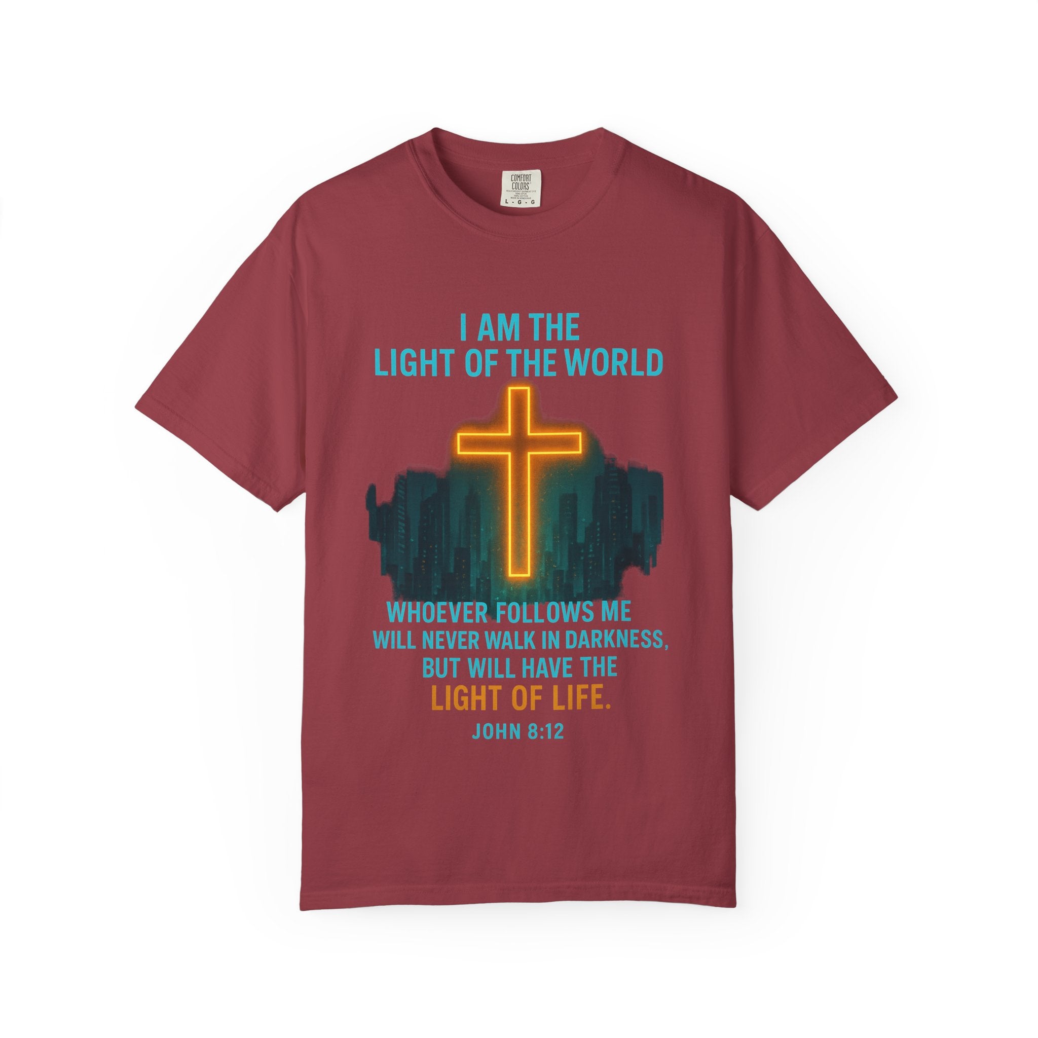 Garments of the Bible Unisex T-shirt John 8:12