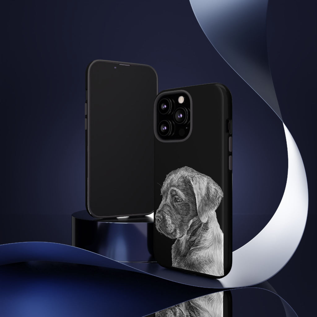 Custom Phone Case for Dog Lovers, Tough Cases with Labrador Design, Pet Owner Gift, Personalized Phone Cover, Animal Art Case