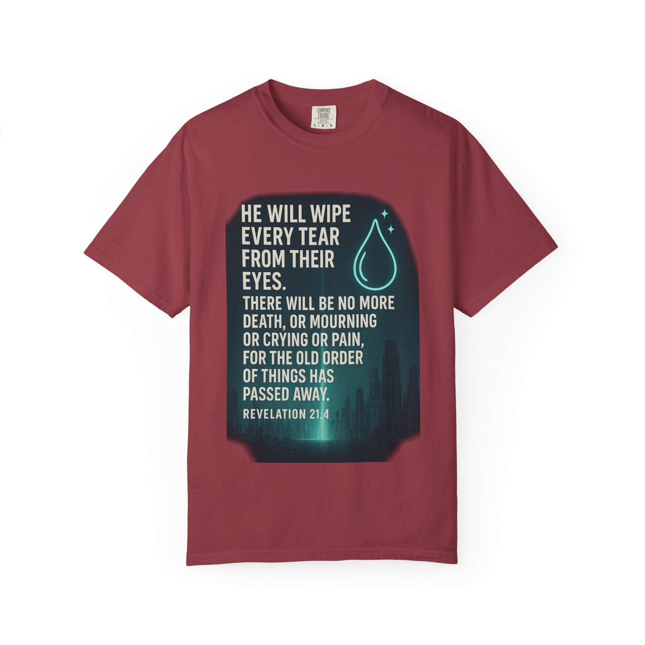 Garments of the Bible Unisex T-shirt Revelations 21:4