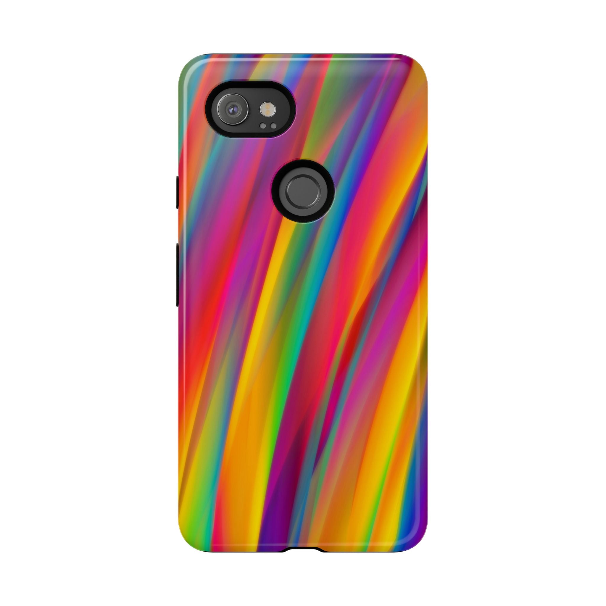 Vibrant Tough Phone Case, Colorful Phone Protection, Artistic Cell Cover, Gift for Gamers, Fun Tech Accessory, Pride Celebration