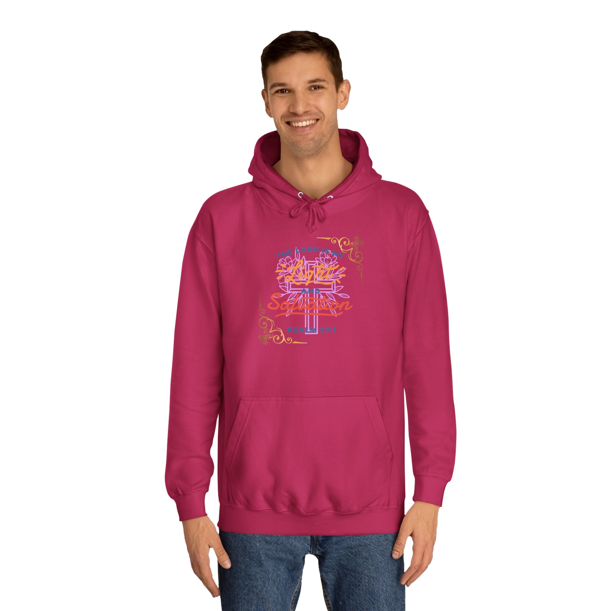 Inspirational Unisex College Hoodie, Motivational Sweatshirt, Faith-based [...]