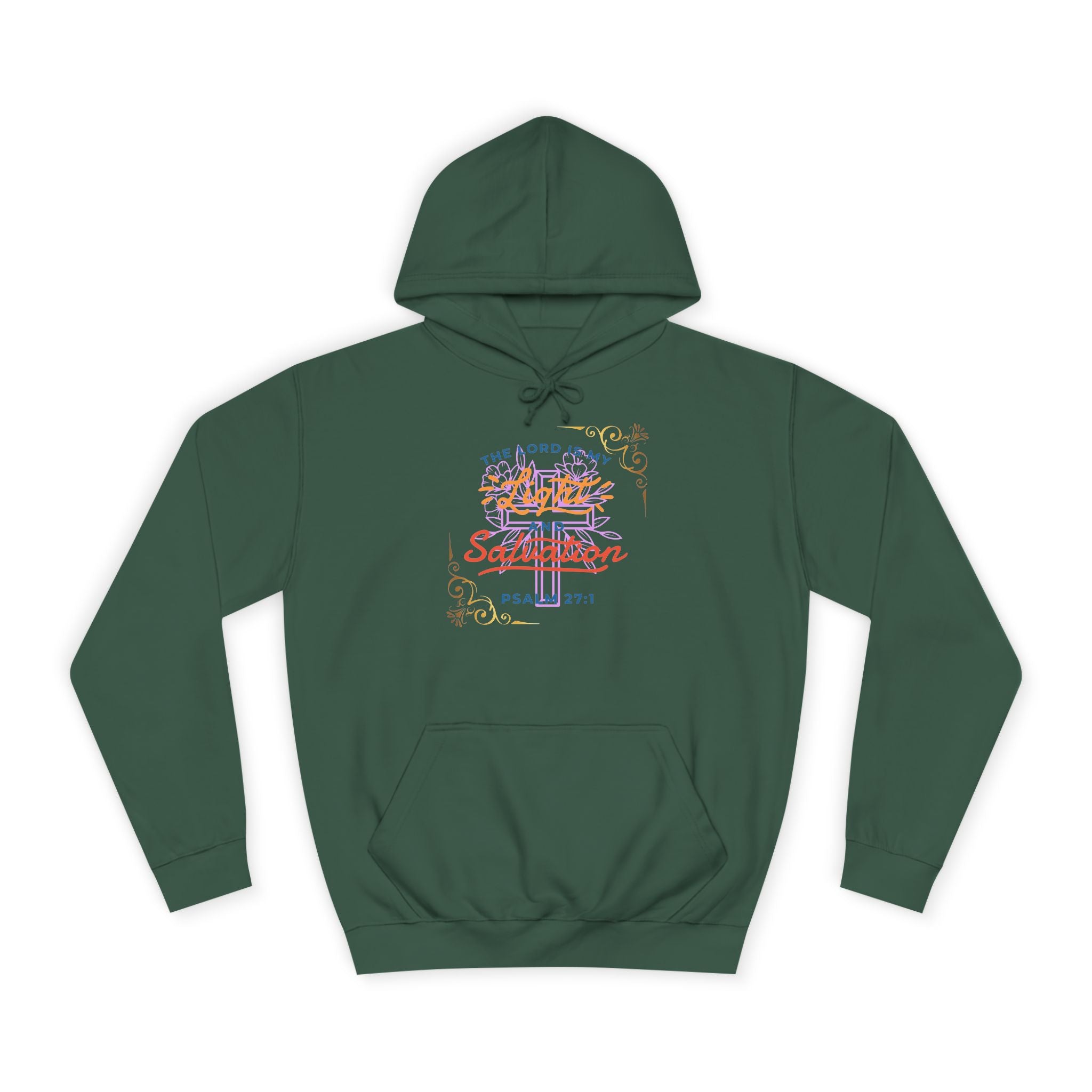 Inspirational Unisex College Hoodie, Motivational Sweatshirt, Faith-based [...]