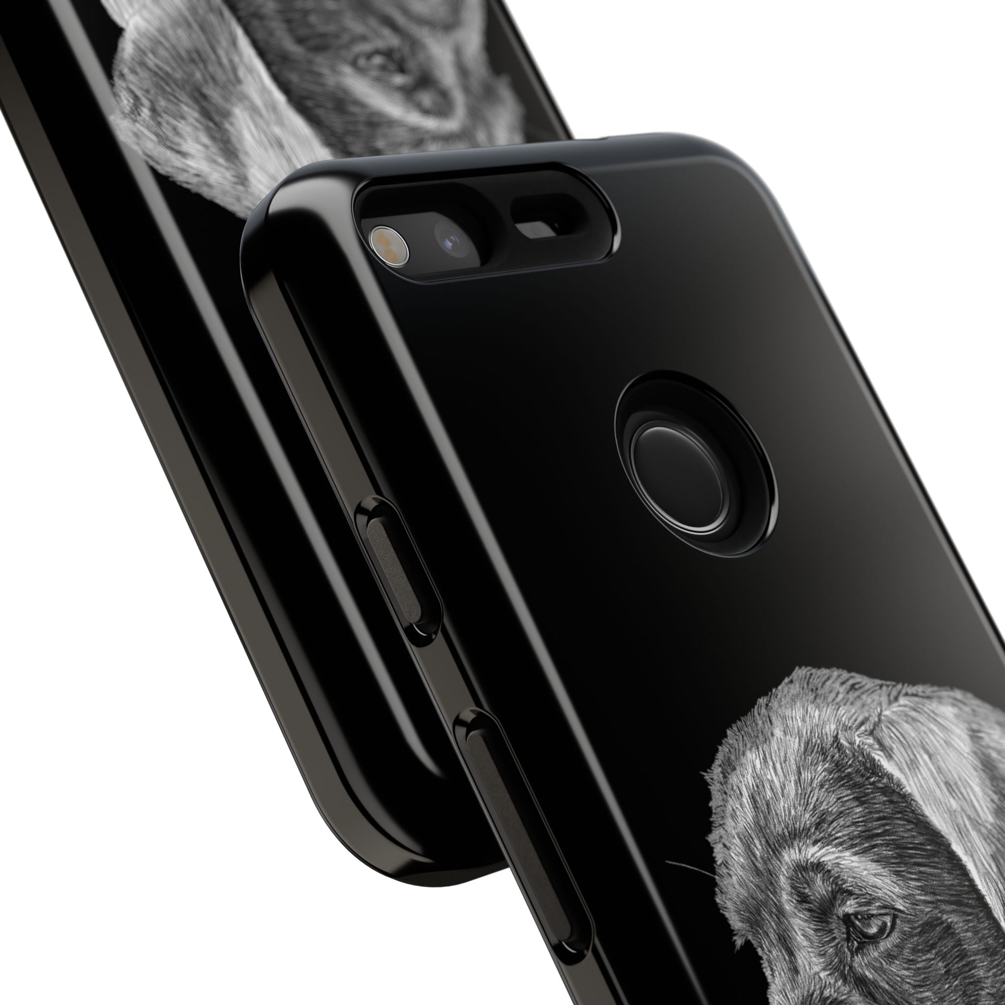 Custom Phone Case for Dog Lovers, Tough Cases with Labrador Design, Pet Owner Gift, Personalized Phone Cover, Animal Art Case