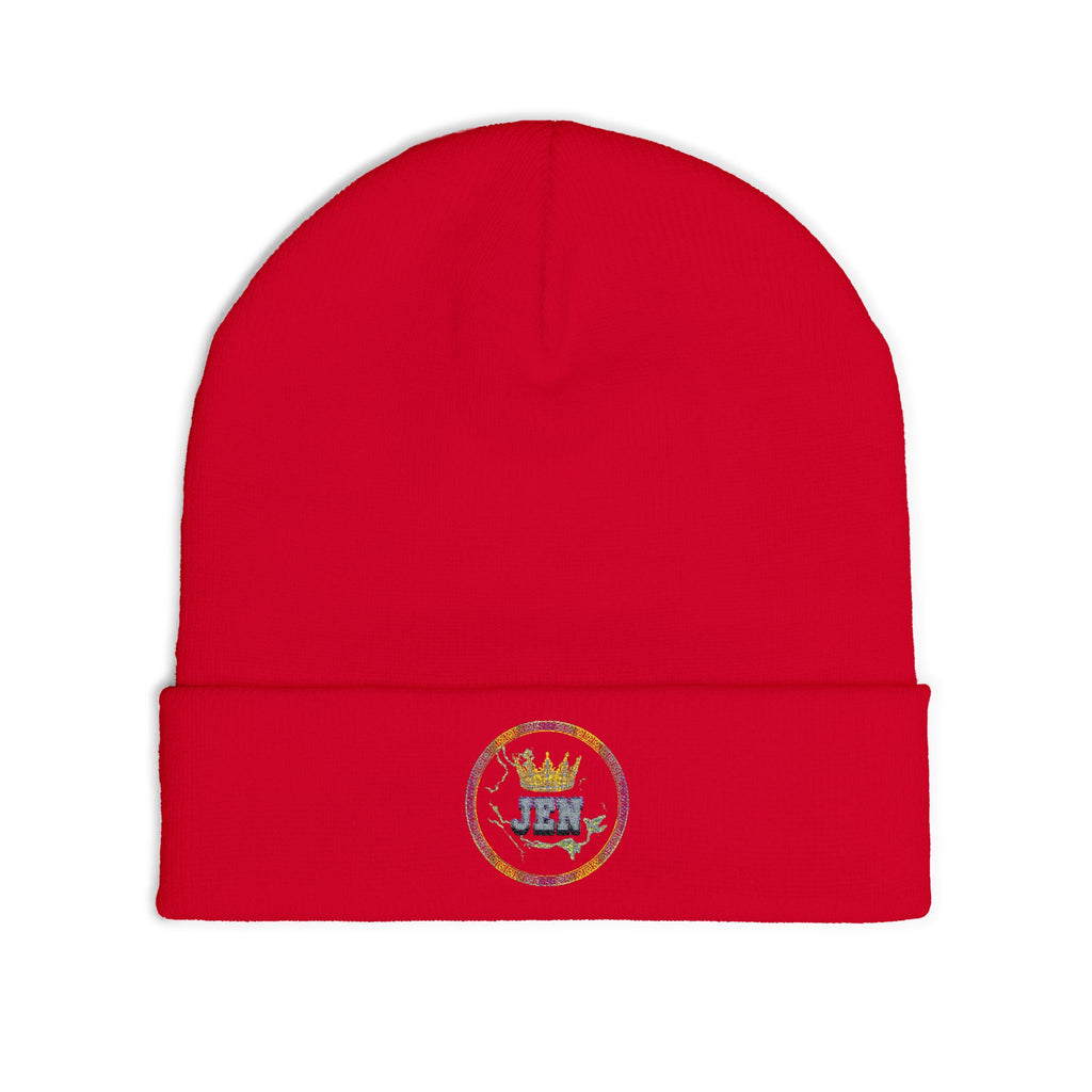 K1ng_Jen Beanie Hat Logo 1