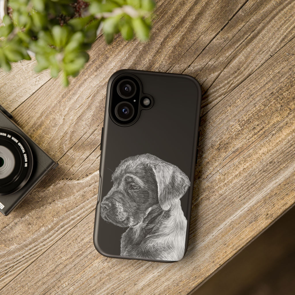 Custom Phone Case for Dog Lovers, Tough Cases with Labrador Design, Pet Owner Gift, Personalized Phone Cover, Animal Art Case