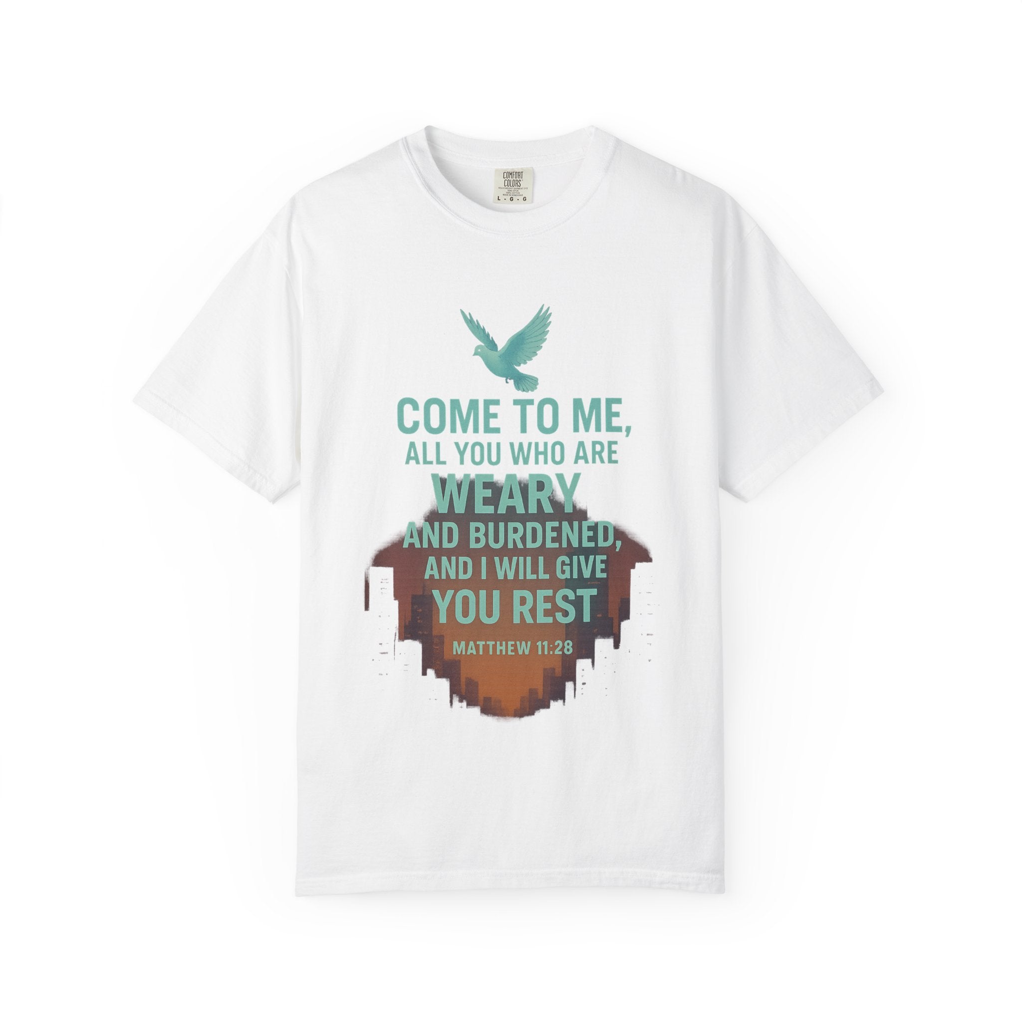 Garments of the Bible Unisex T-shirt Matthew 11:28