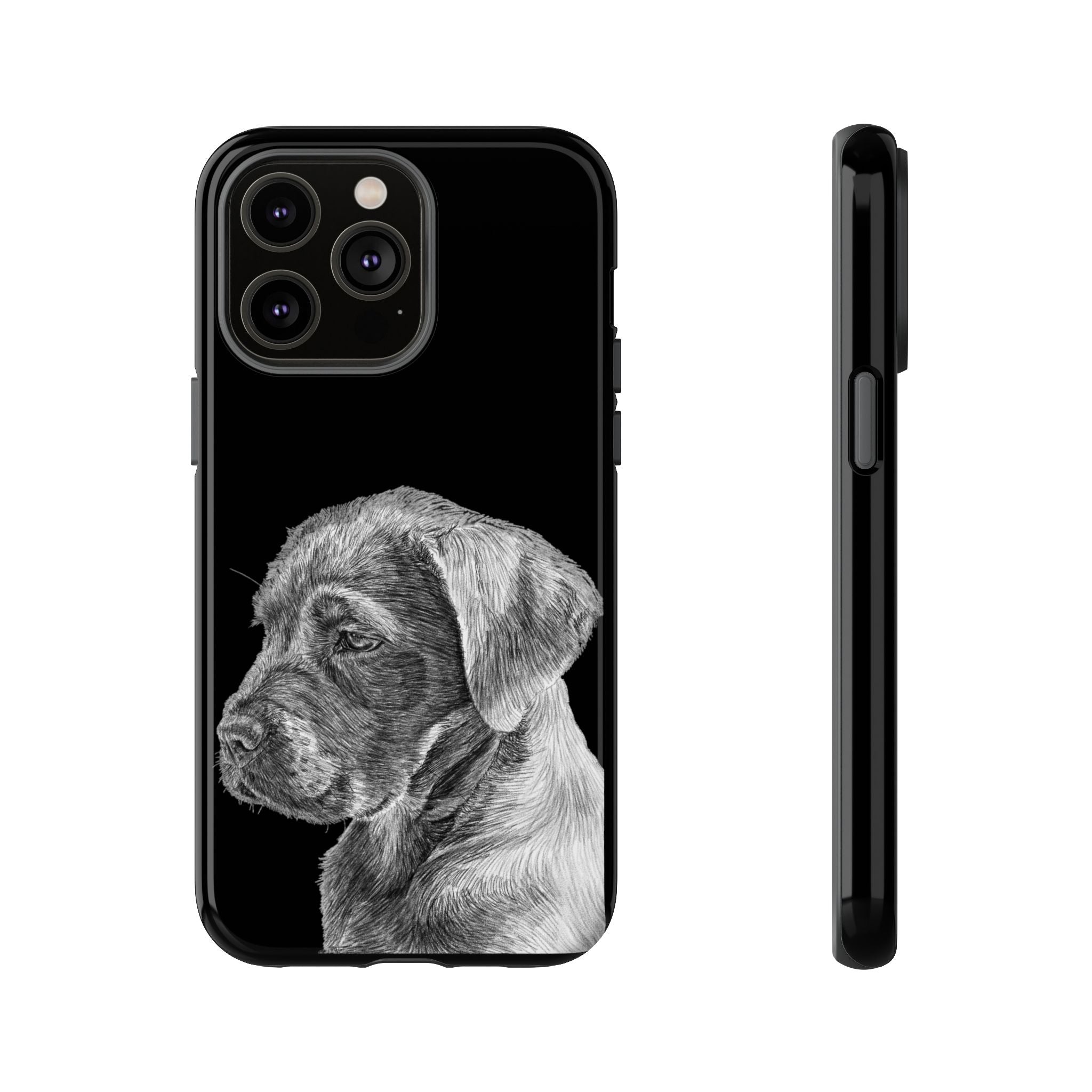 Custom Phone Case for Dog Lovers, Tough Cases with Labrador Design, Pet Owner Gift, Personalized Phone Cover, Animal Art Case