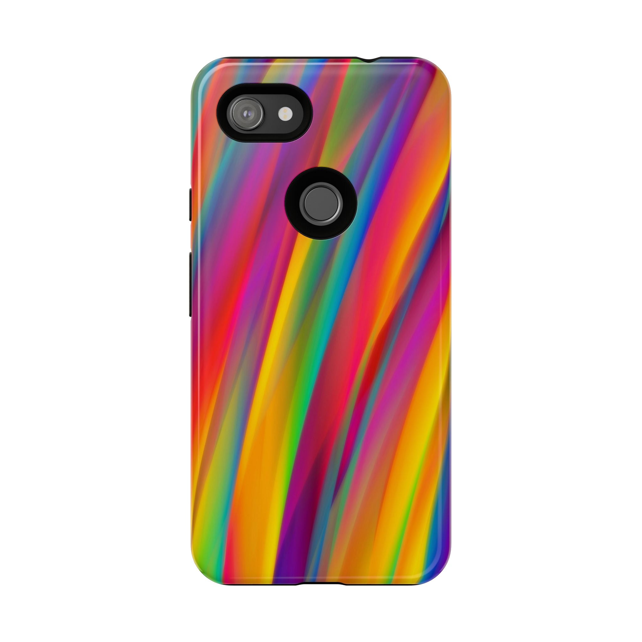 Vibrant Tough Phone Case, Colorful Phone Protection, Artistic Cell Cover, Gift for Gamers, Fun Tech Accessory, Pride Celebration