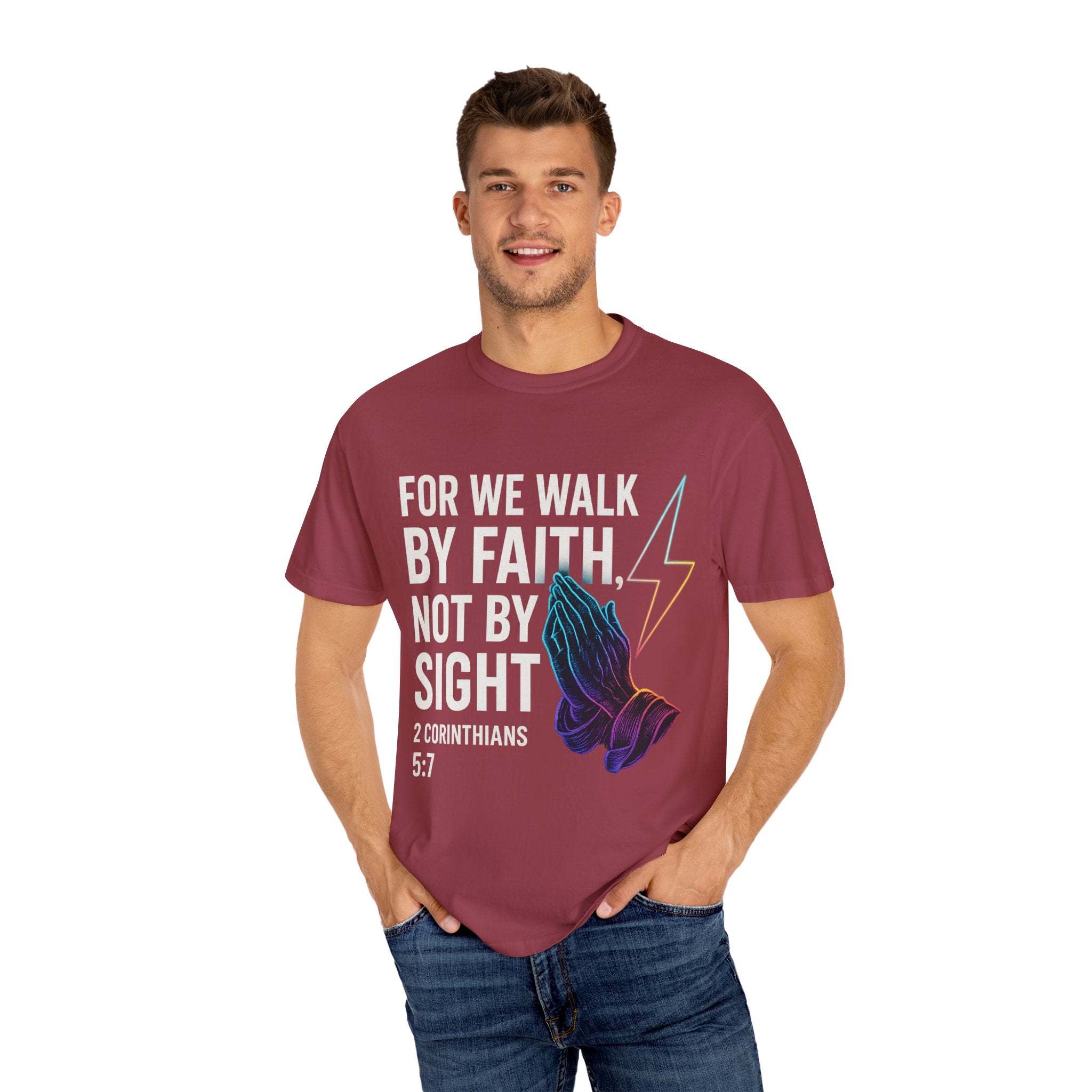Garments of the Bible Unisex T-shirt 2 Corinthians 5:7