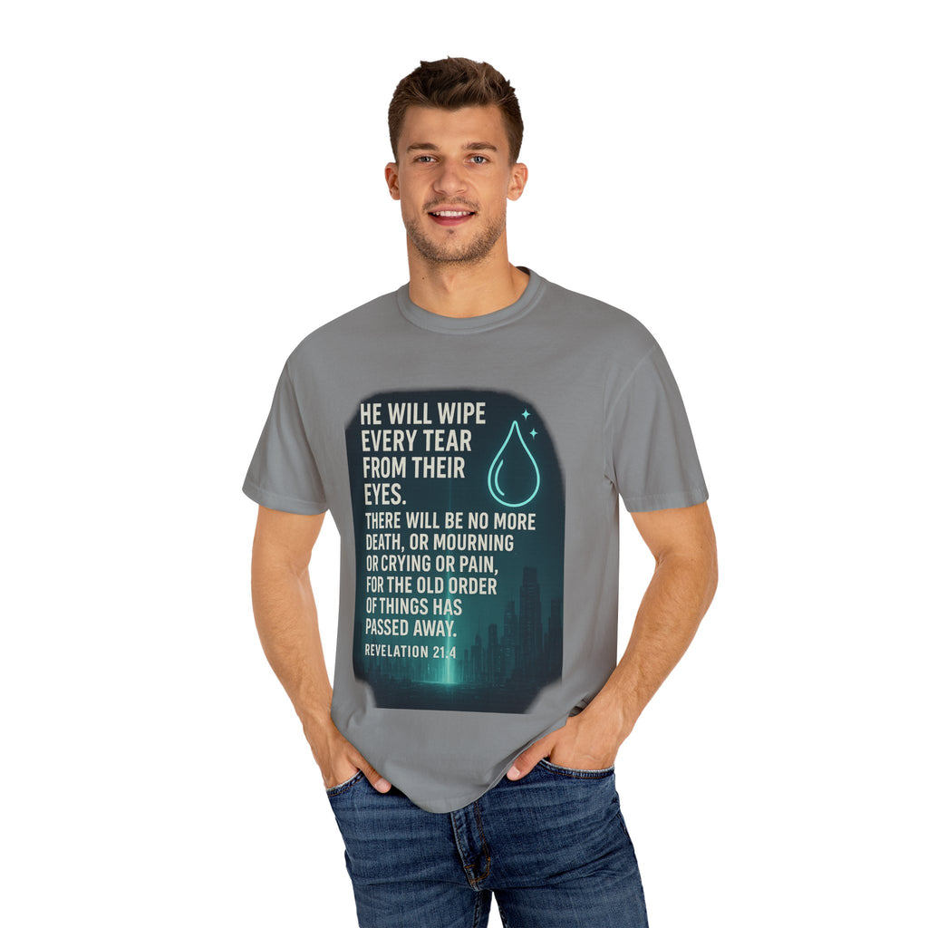 Garments of the Bible Unisex T-shirt Revelations 21:4