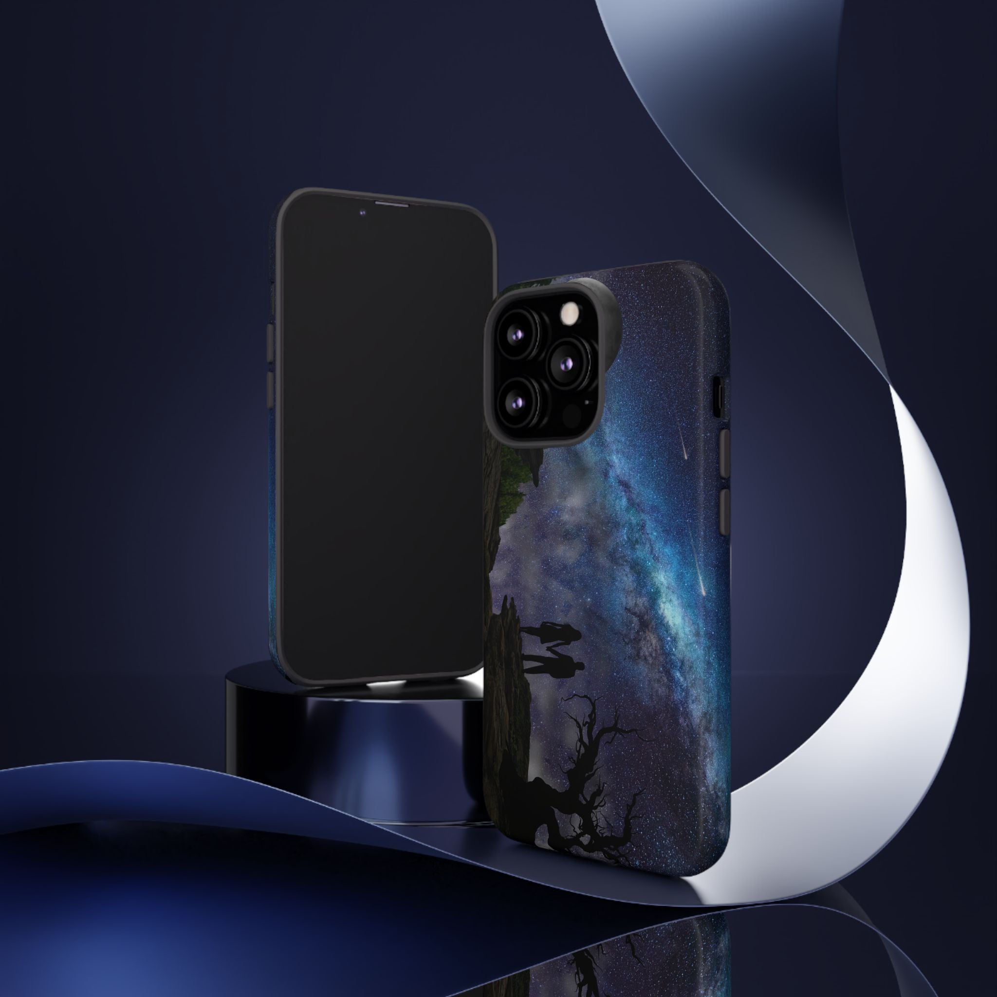 Starlit Galaxy Couples IPhone Case
