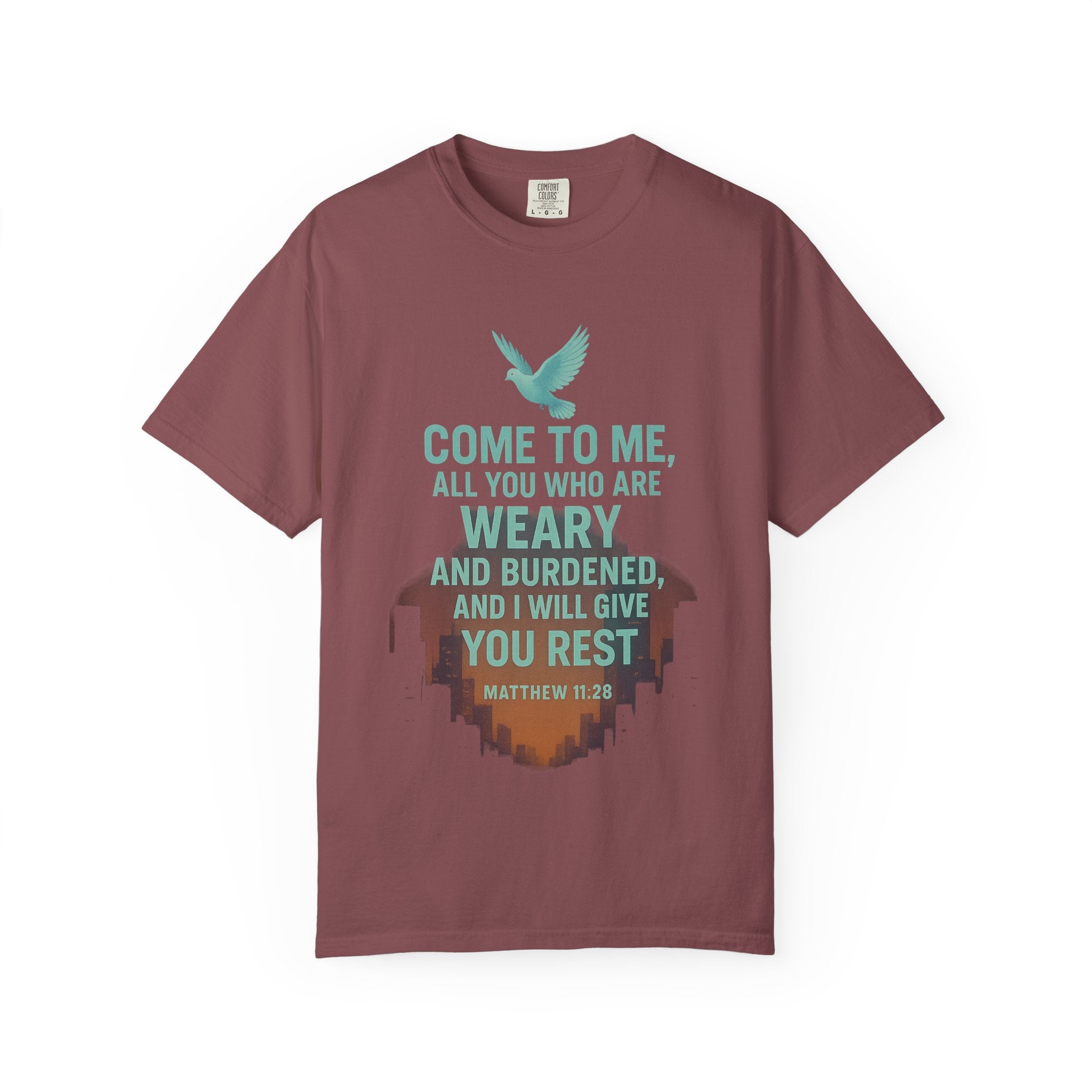 Garments of the Bible Unisex T-shirt Matthew 11:28