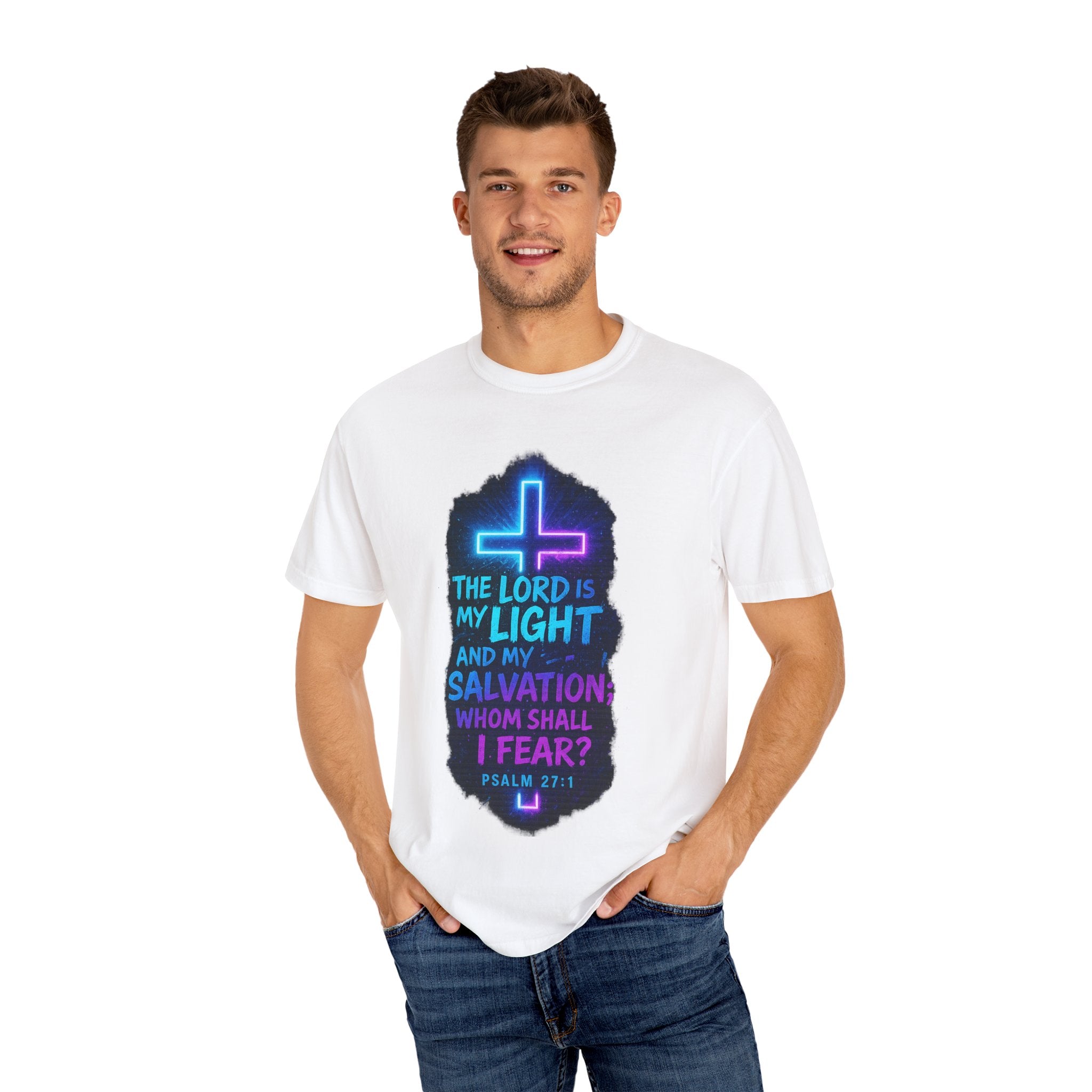 Garments of the Bible Unisex T-shirt Psalm 27:1
