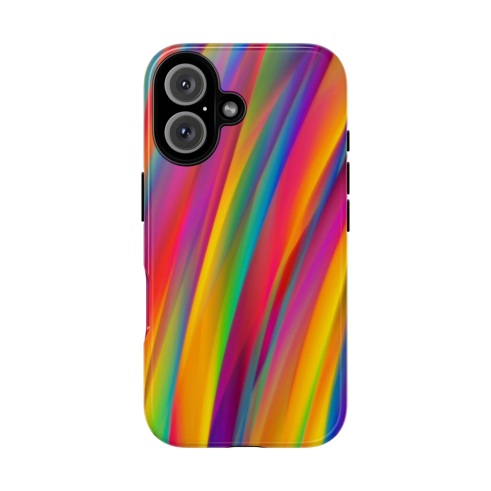 Vibrant Tough Phone Case, Colorful Phone Protection, Artistic Cell Cover, Gift for Gamers, Fun Tech Accessory, Pride Celebration