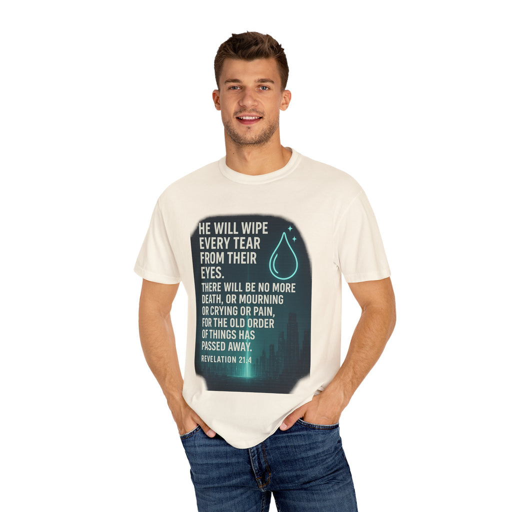 Garments of the Bible Unisex T-shirt Revelations 21:4