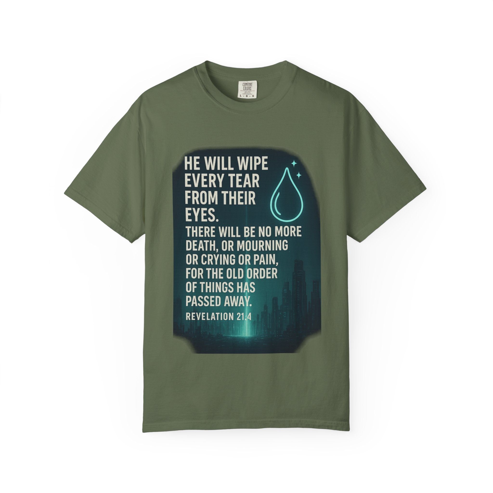 Garments of the Bible Unisex T-shirt Revelations 21:4