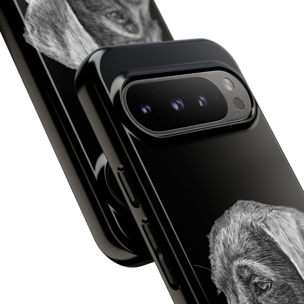 Custom Phone Case for Dog Lovers, Tough Cases with Labrador Design, Pet Owner Gift, Personalized Phone Cover, Animal Art Case