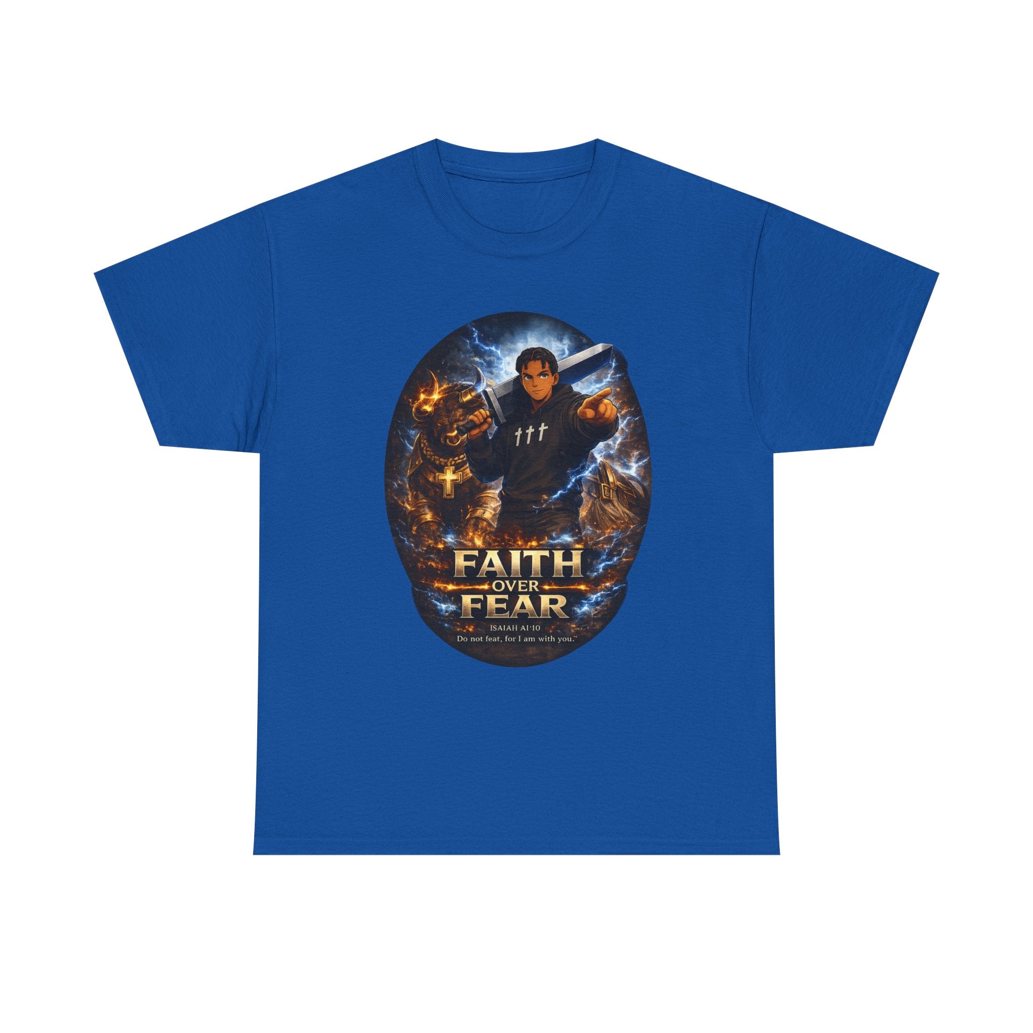 K1ng_Jen x Garments of the Bible T-shirt (Faith Over Fear)