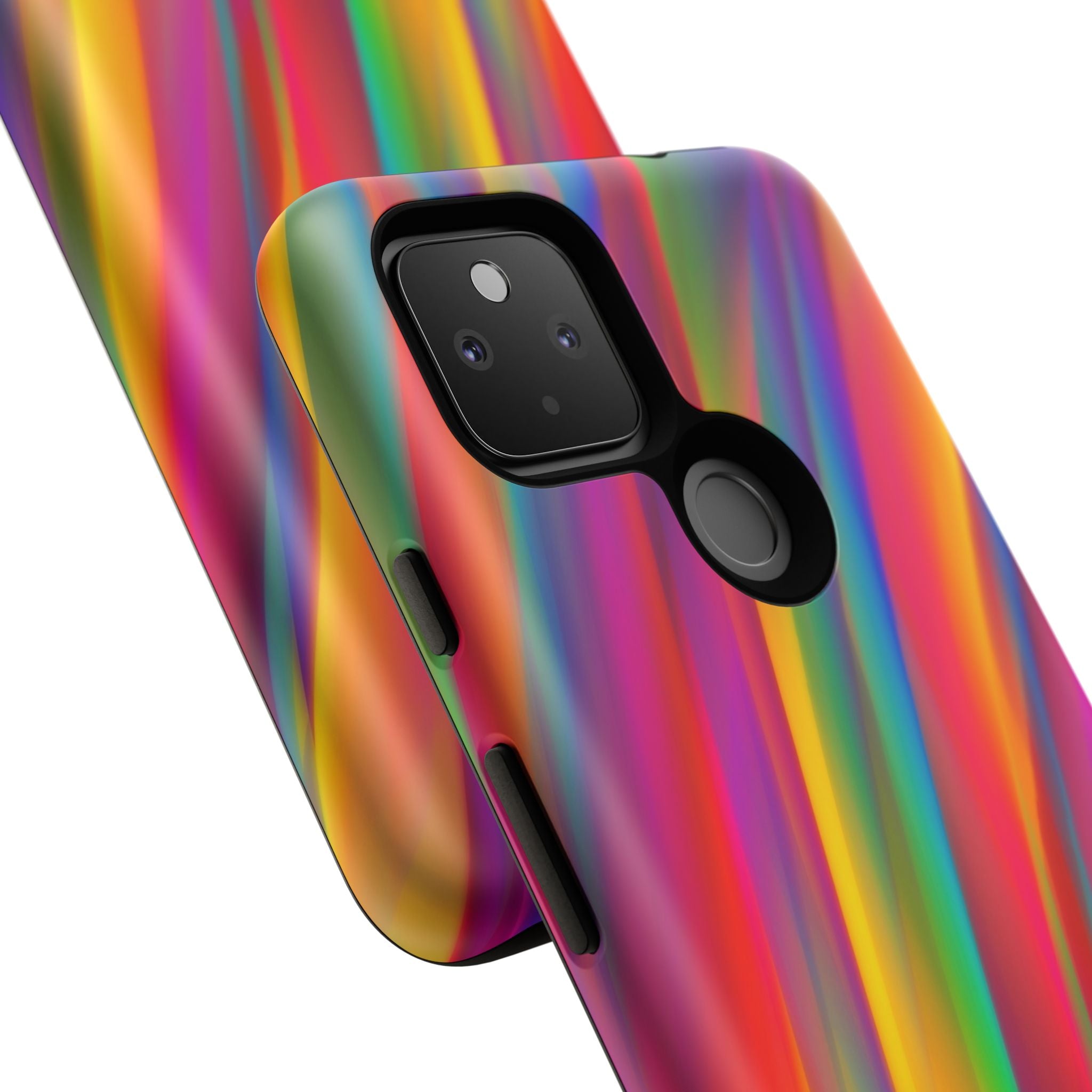 Vibrant Tough Phone Case, Colorful Phone Protection, Artistic Cell Cover, Gift for Gamers, Fun Tech Accessory, Pride Celebration