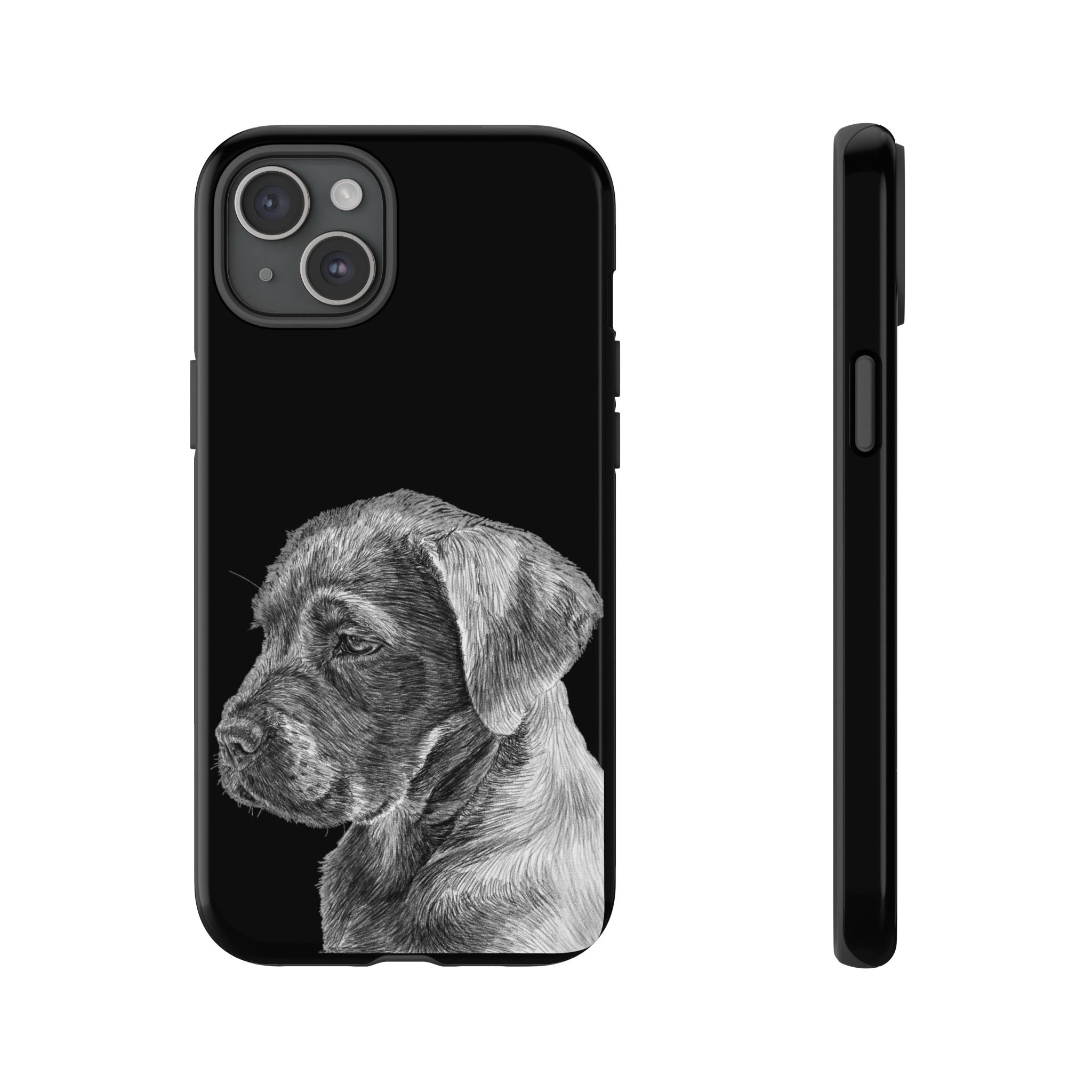 Custom Phone Case for Dog Lovers, Tough Cases with Labrador Design, Pet Owner Gift, Personalized Phone Cover, Animal Art Case