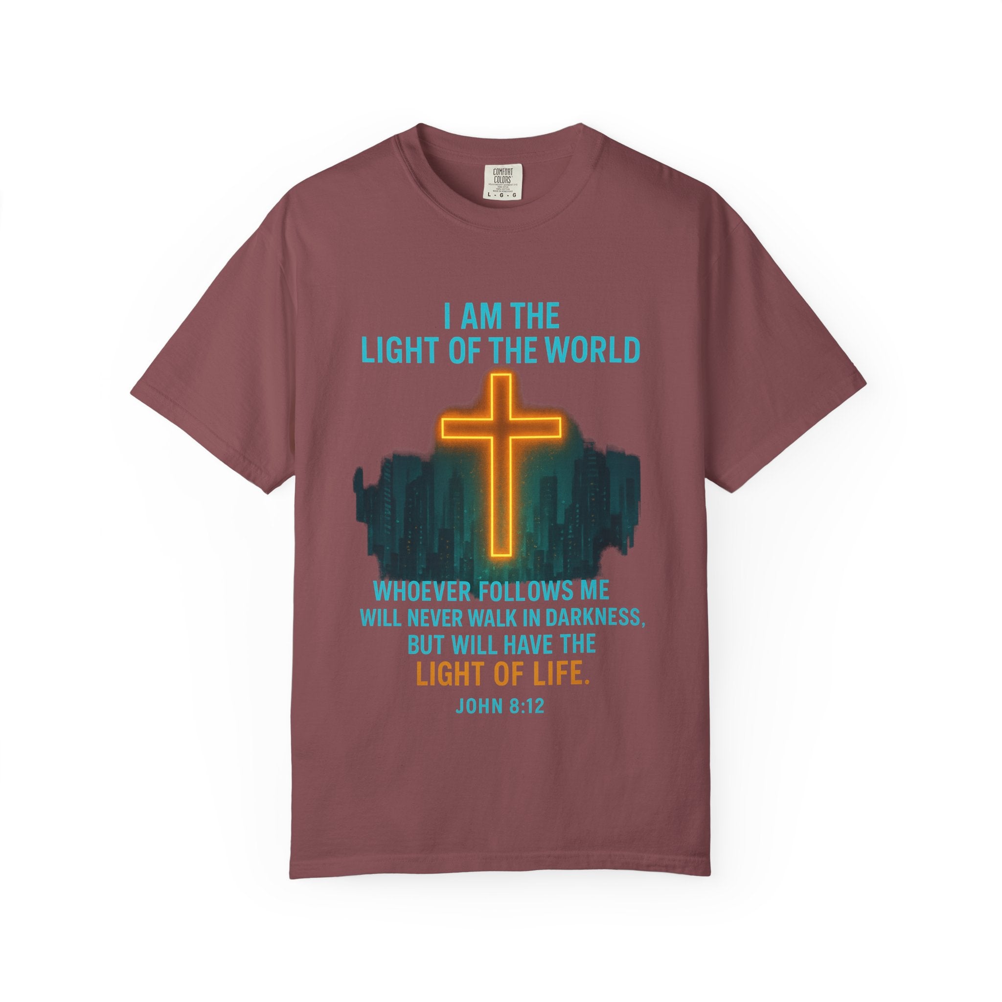 Garments of the Bible Unisex T-shirt John 8:12