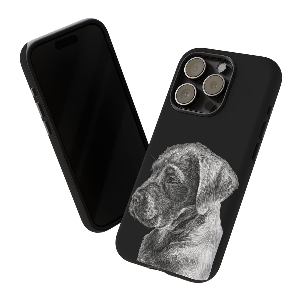 Custom Phone Case for Dog Lovers, Tough Cases with Labrador Design, Pet Owner Gift, Personalized Phone Cover, Animal Art Case