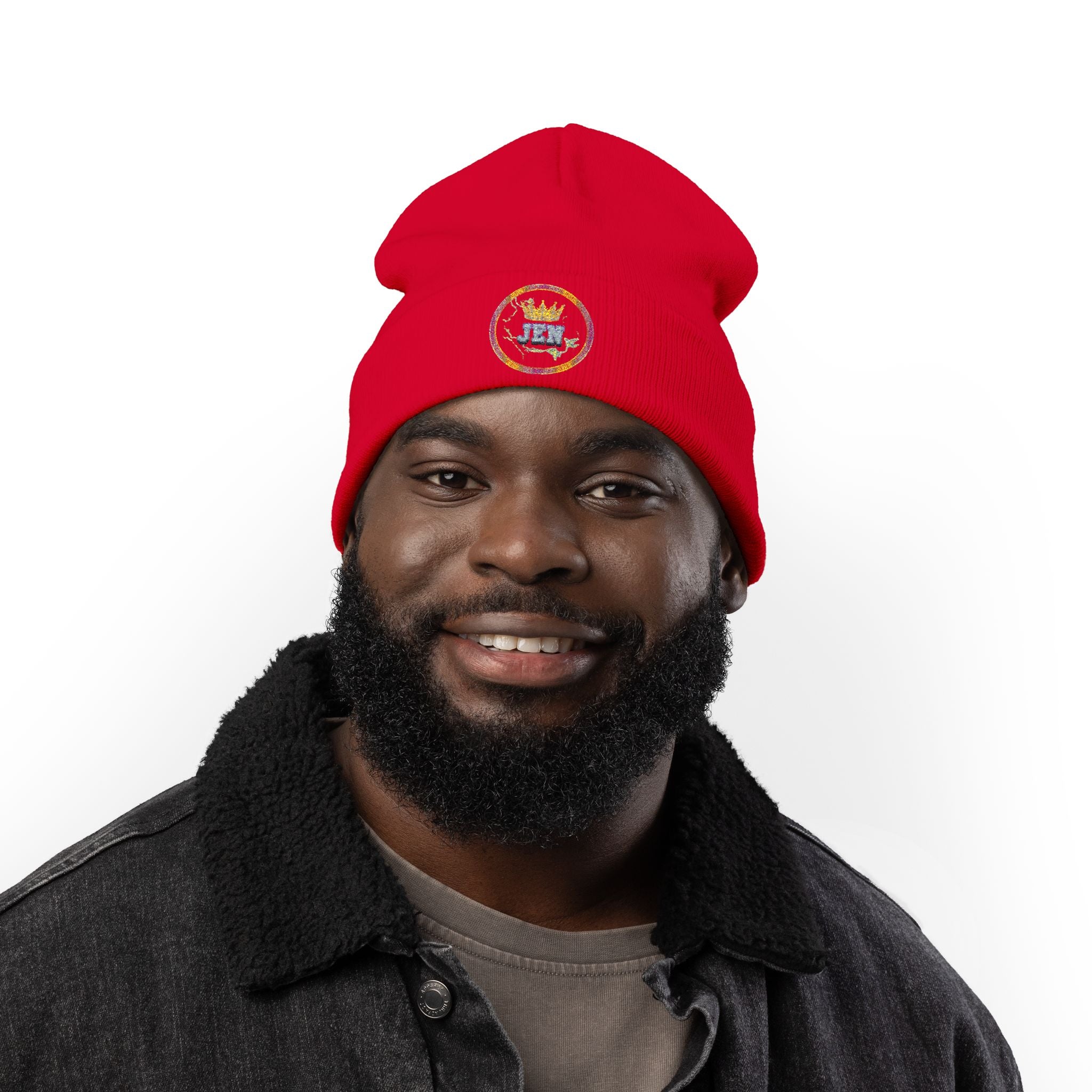 K1ng_Jen Beanie Hat Logo 1