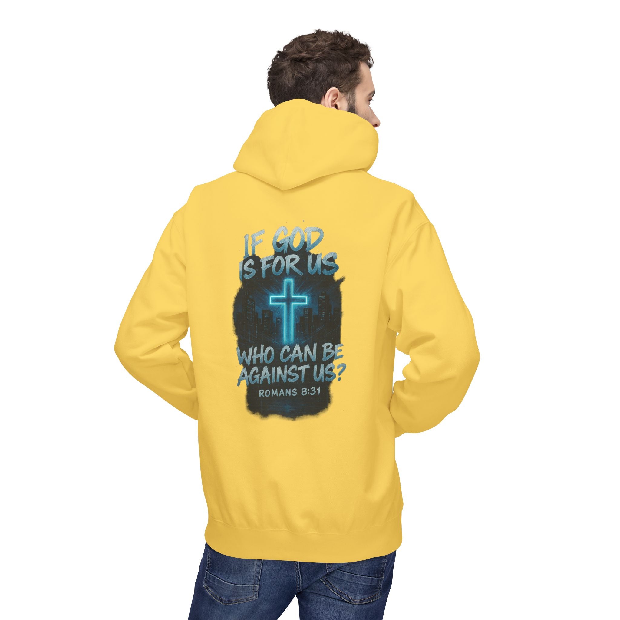Garments of the Bible Unisex Hoodie (Romans 8:31)