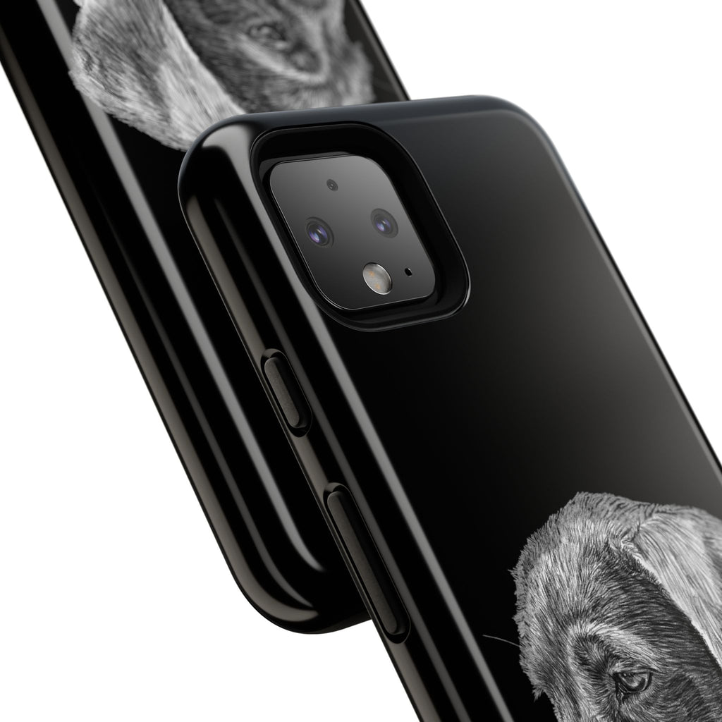 Custom Phone Case for Dog Lovers, Tough Cases with Labrador Design, Pet Owner Gift, Personalized Phone Cover, Animal Art Case