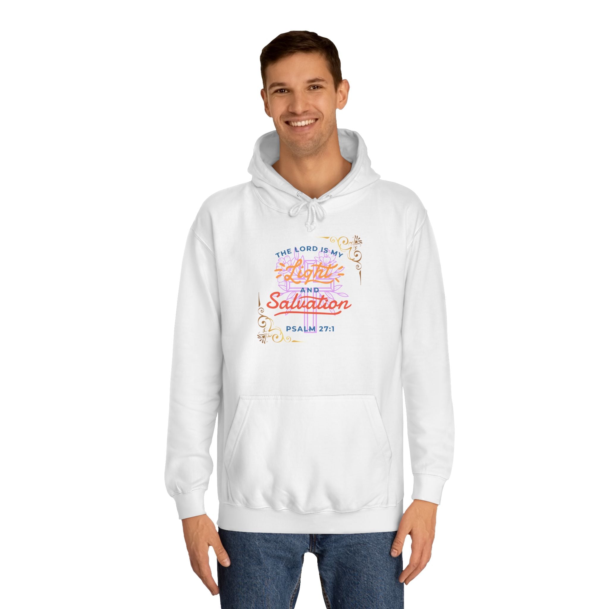 Inspirational Unisex College Hoodie, Motivational Sweatshirt, Faith-based [...]