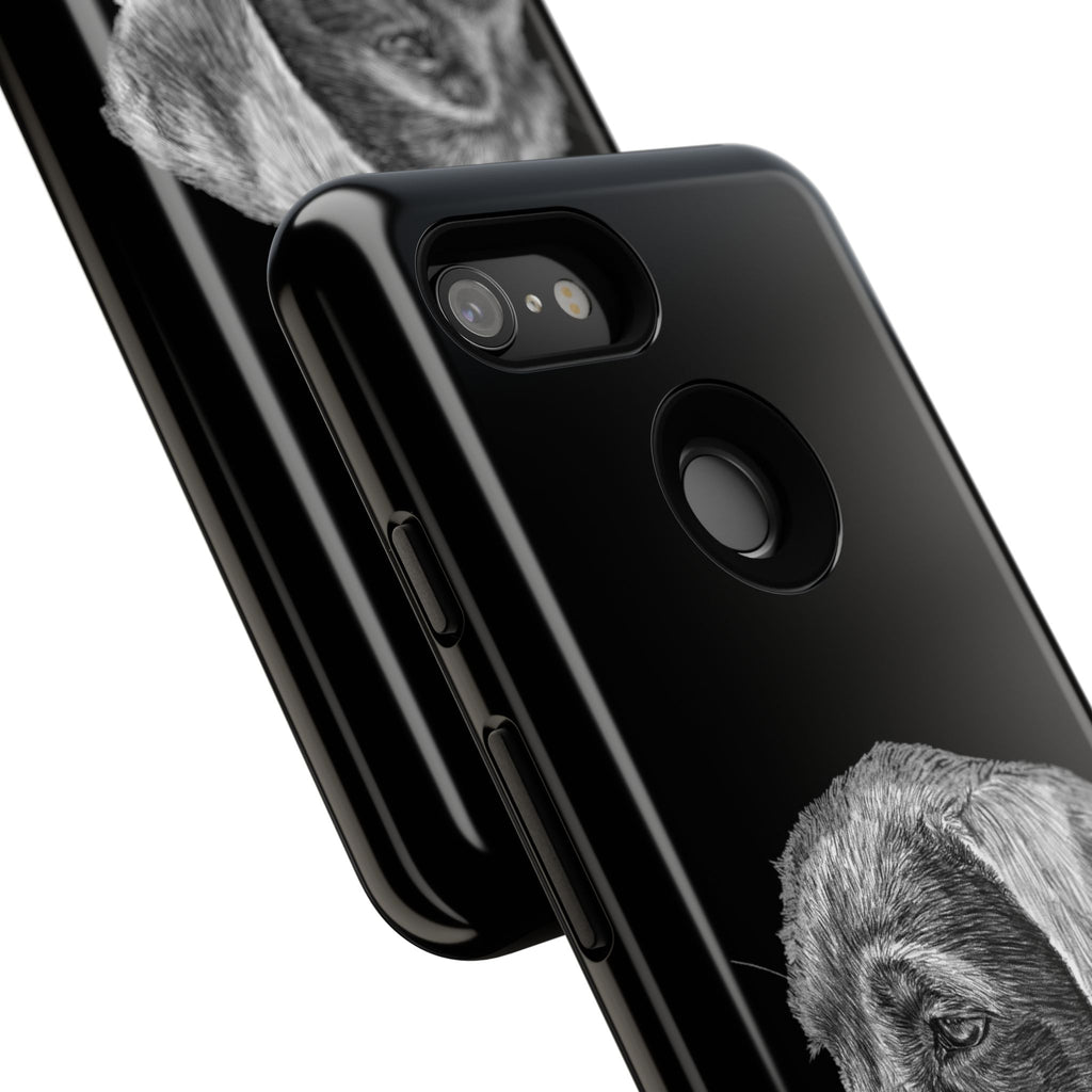 Custom Phone Case for Dog Lovers, Tough Cases with Labrador Design, Pet Owner Gift, Personalized Phone Cover, Animal Art Case