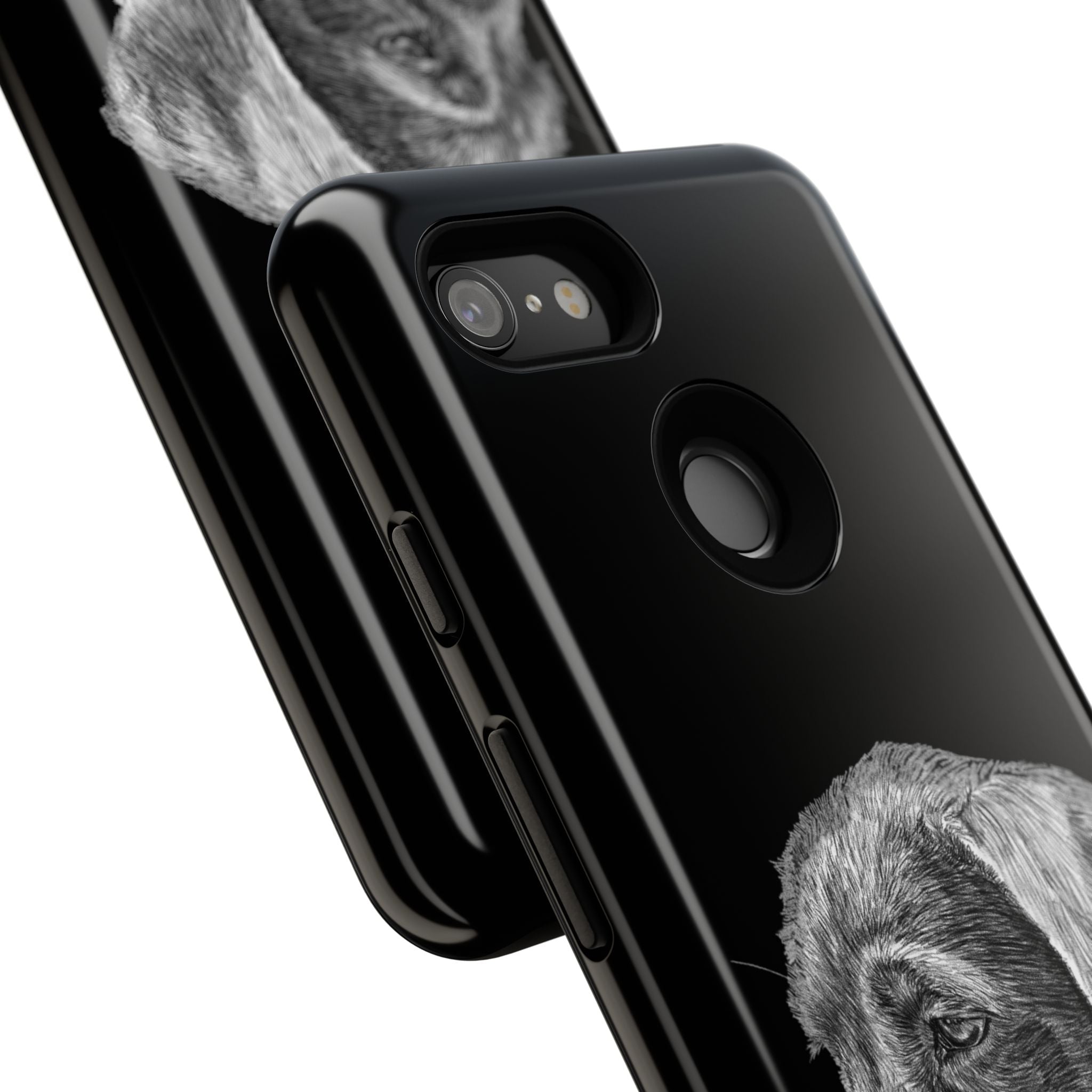 Custom Phone Case for Dog Lovers, Tough Cases with Labrador Design, Pet Owner Gift, Personalized Phone Cover, Animal Art Case