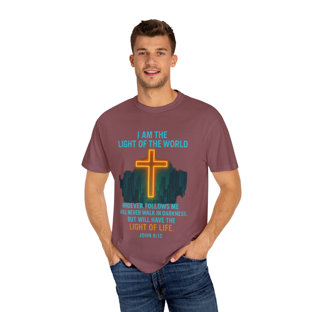 Garments of the Bible Unisex T-shirt John 8:12