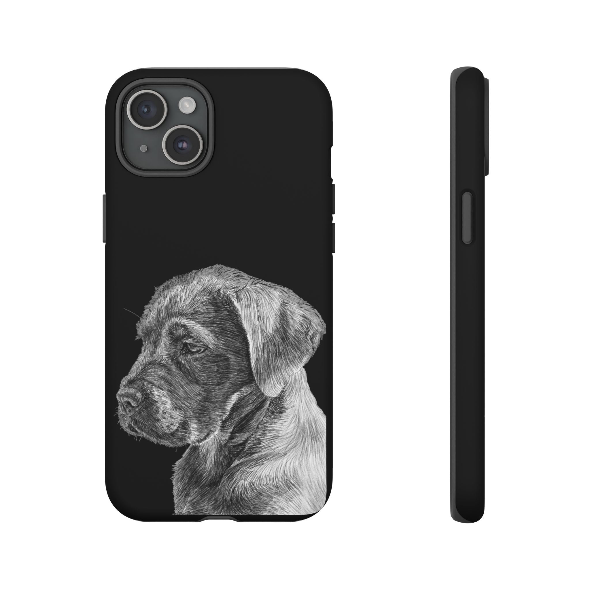 Custom Phone Case for Dog Lovers, Tough Cases with Labrador Design, Pet Owner Gift, Personalized Phone Cover, Animal Art Case