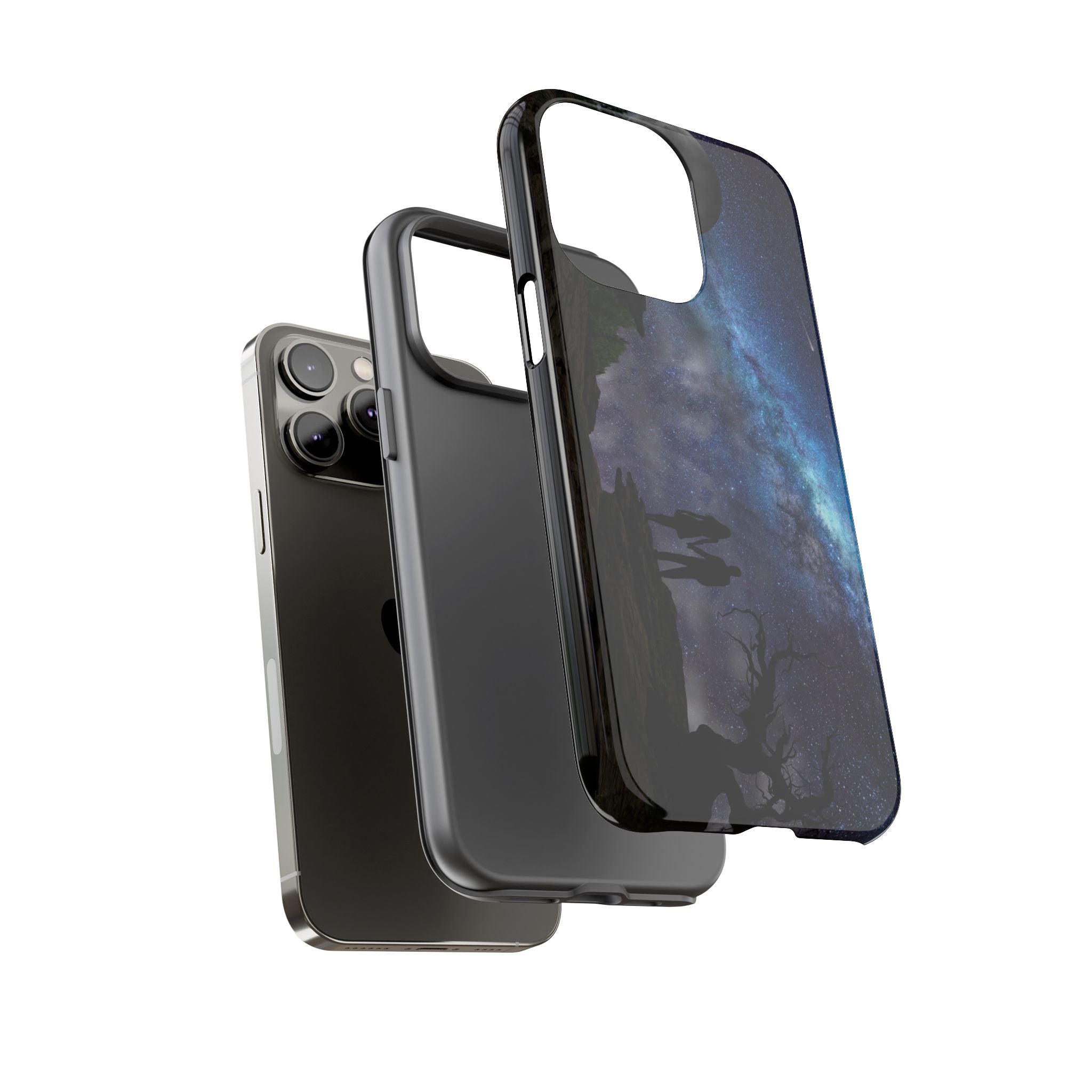 Starlit Galaxy Couples IPhone Case