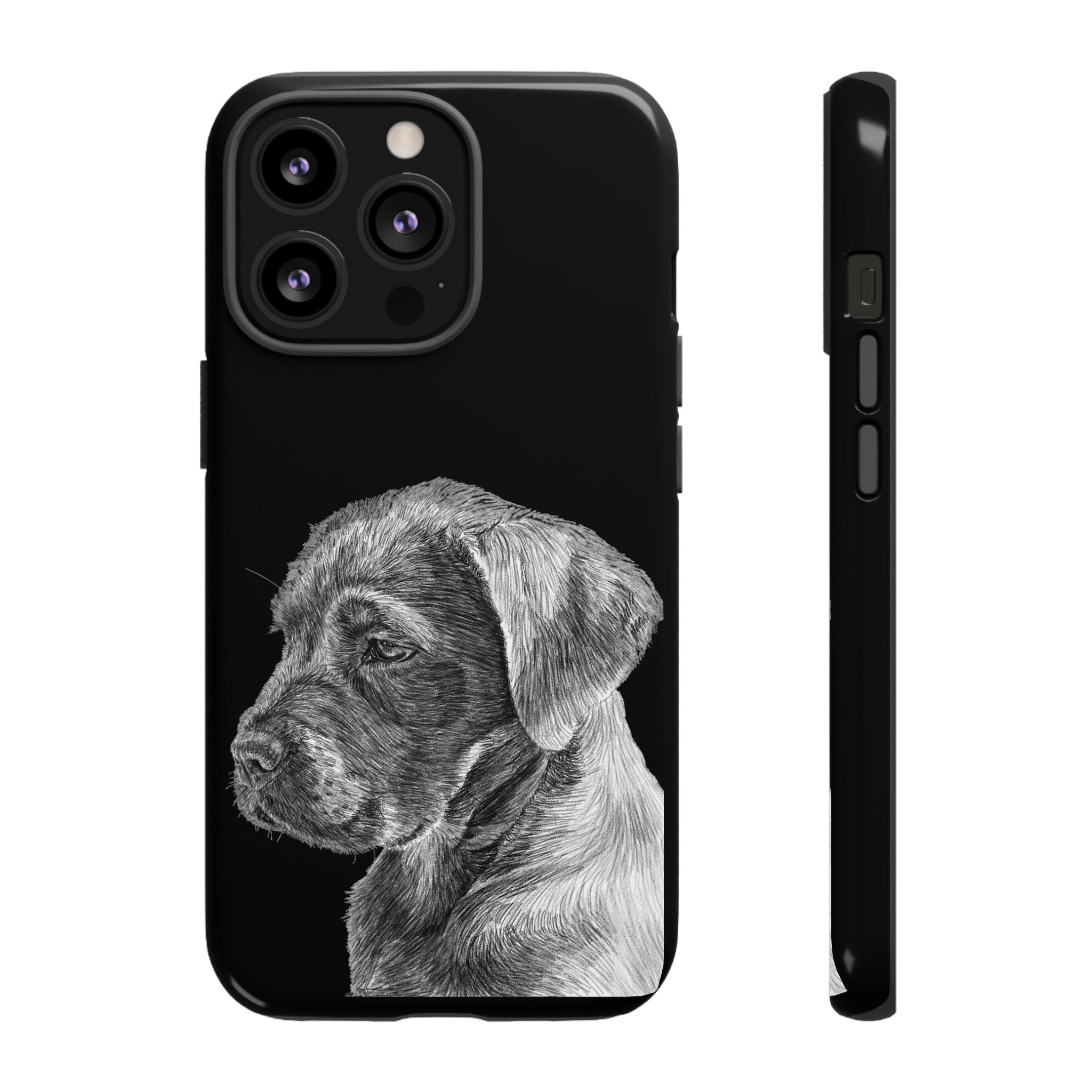 Custom Phone Case for Dog Lovers, Tough Cases with Labrador Design, Pet Owner Gift, Personalized Phone Cover, Animal Art Case