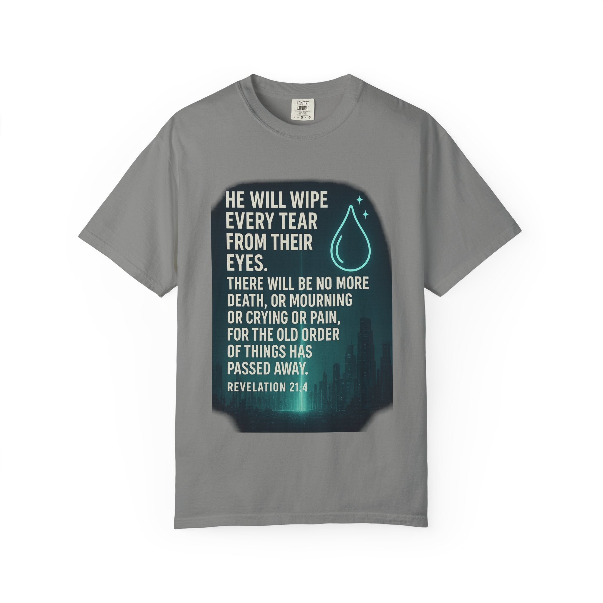 Garments of the Bible Unisex T-shirt Revelations 21:4