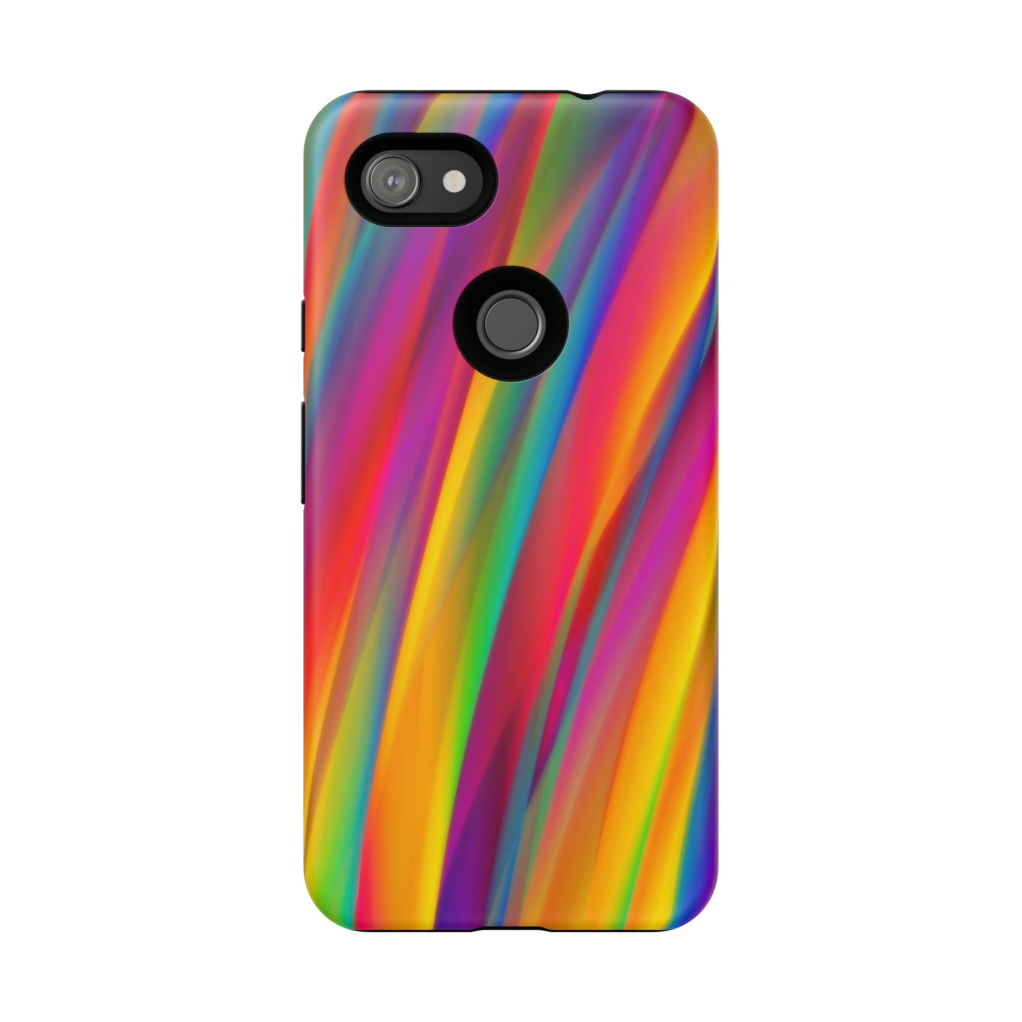 Vibrant Tough Phone Case, Colorful Phone Protection, Artistic Cell Cover, Gift for Gamers, Fun Tech Accessory, Pride Celebration
