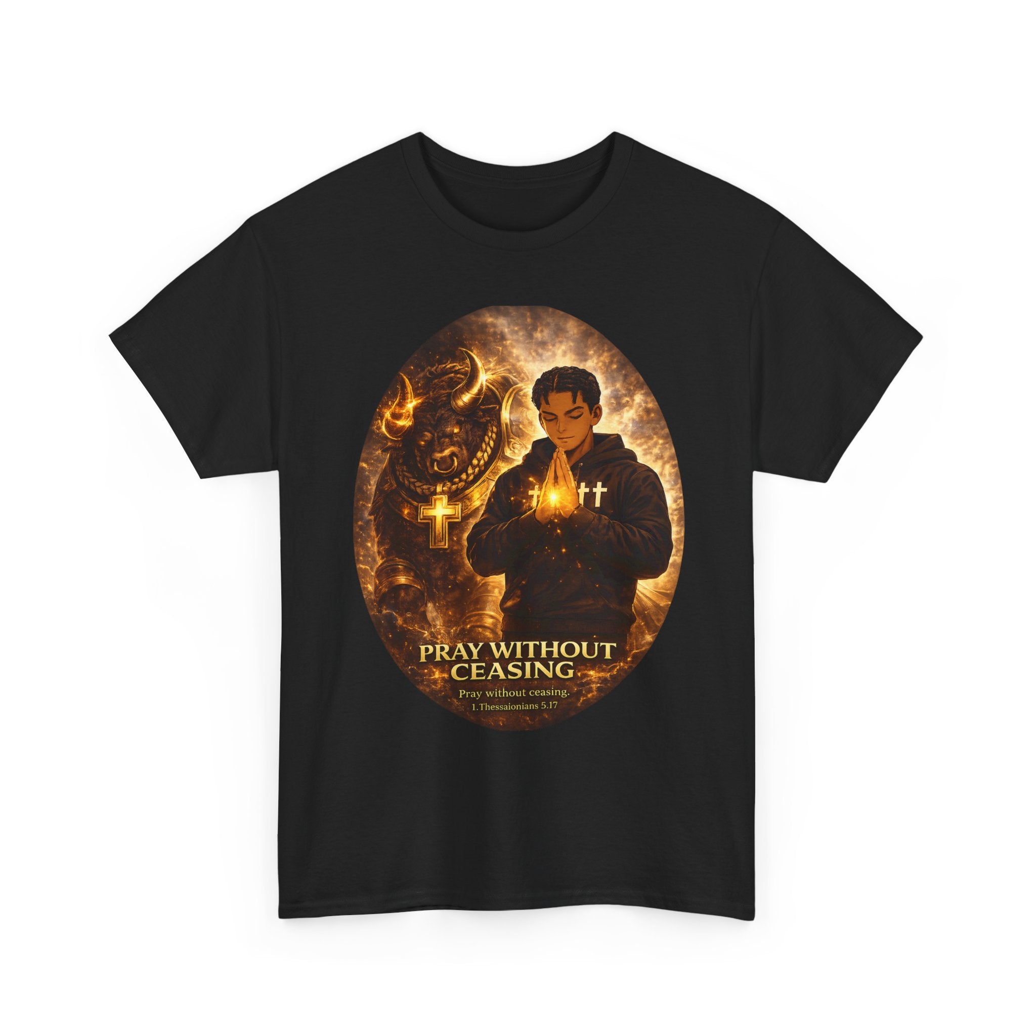 K1ng_Jen x Garments of the Bible Collab T-shirt (Pray Without Ceasing)