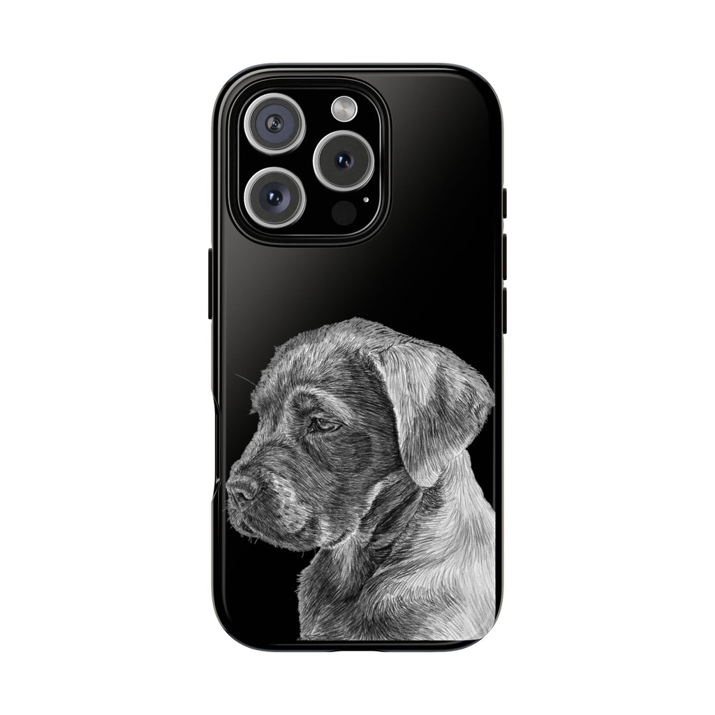 Custom Phone Case for Dog Lovers, Tough Cases with Labrador Design, Pet Owner Gift, Personalized Phone Cover, Animal Art Case