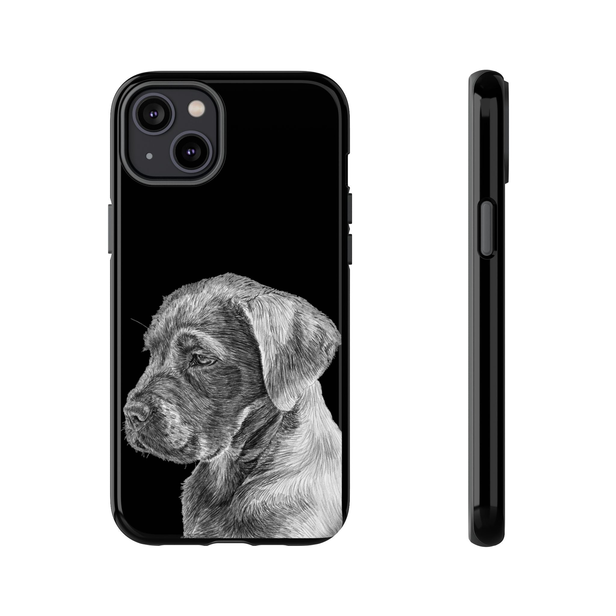 Custom Phone Case for Dog Lovers, Tough Cases with Labrador Design, Pet Owner Gift, Personalized Phone Cover, Animal Art Case
