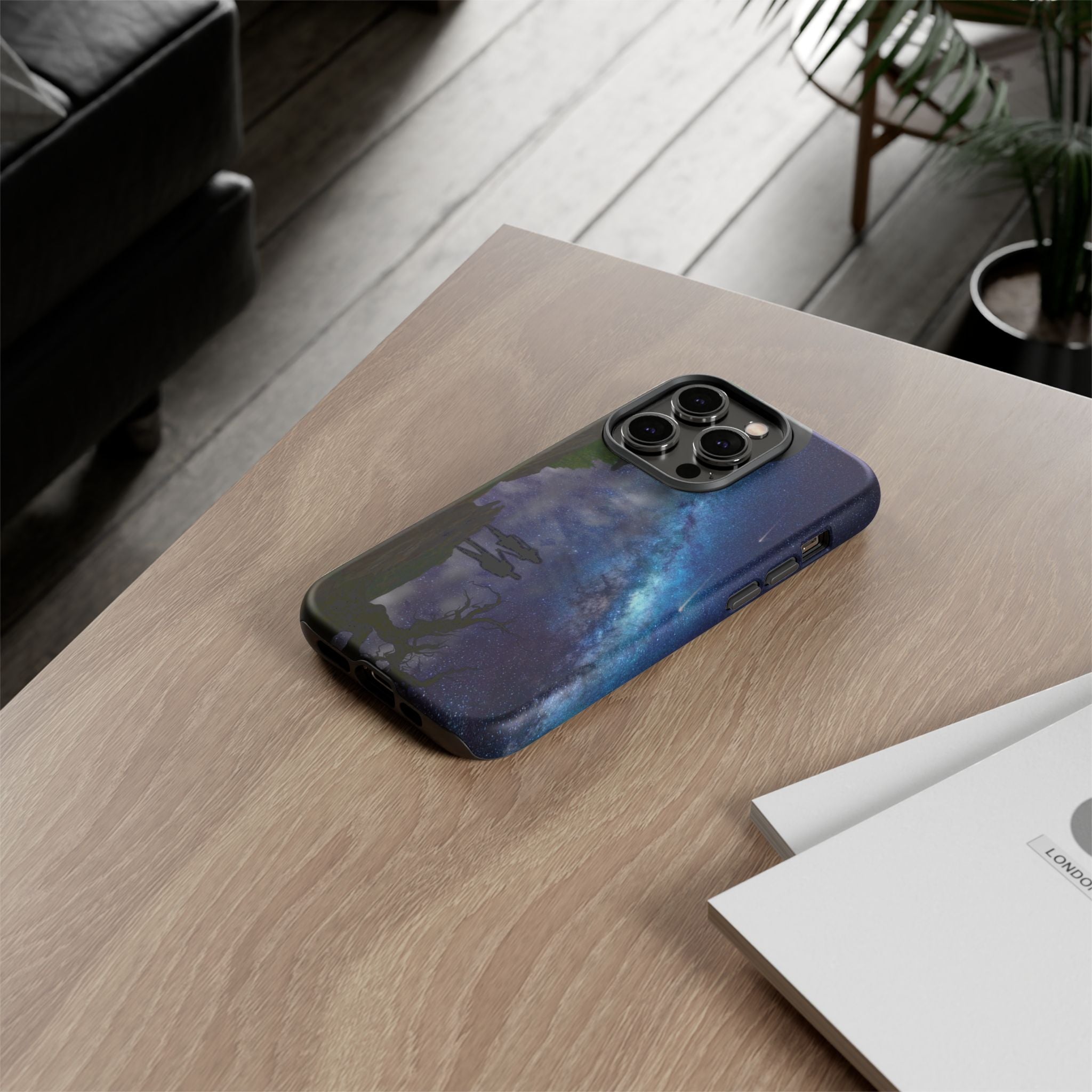 Starlit Galaxy Couples IPhone Case