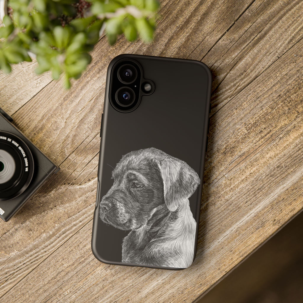 Custom Phone Case for Dog Lovers, Tough Cases with Labrador Design, Pet Owner Gift, Personalized Phone Cover, Animal Art Case