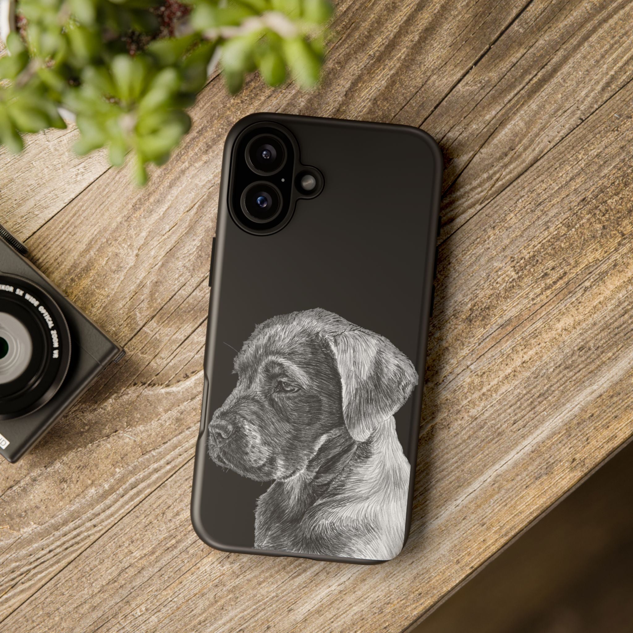 Custom Phone Case for Dog Lovers, Tough Cases with Labrador Design, Pet Owner Gift, Personalized Phone Cover, Animal Art Case