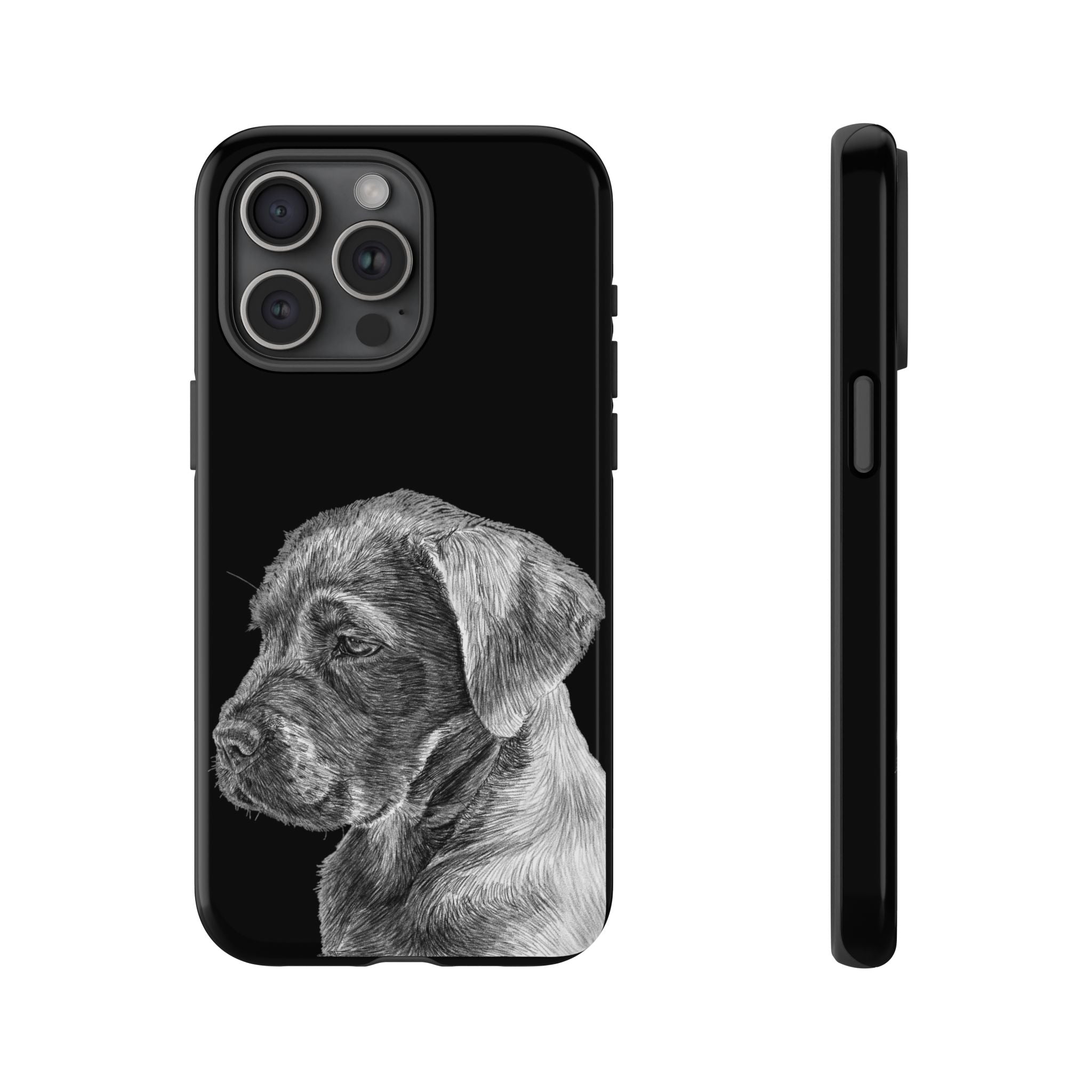 Custom Phone Case for Dog Lovers, Tough Cases with Labrador Design, Pet Owner Gift, Personalized Phone Cover, Animal Art Case