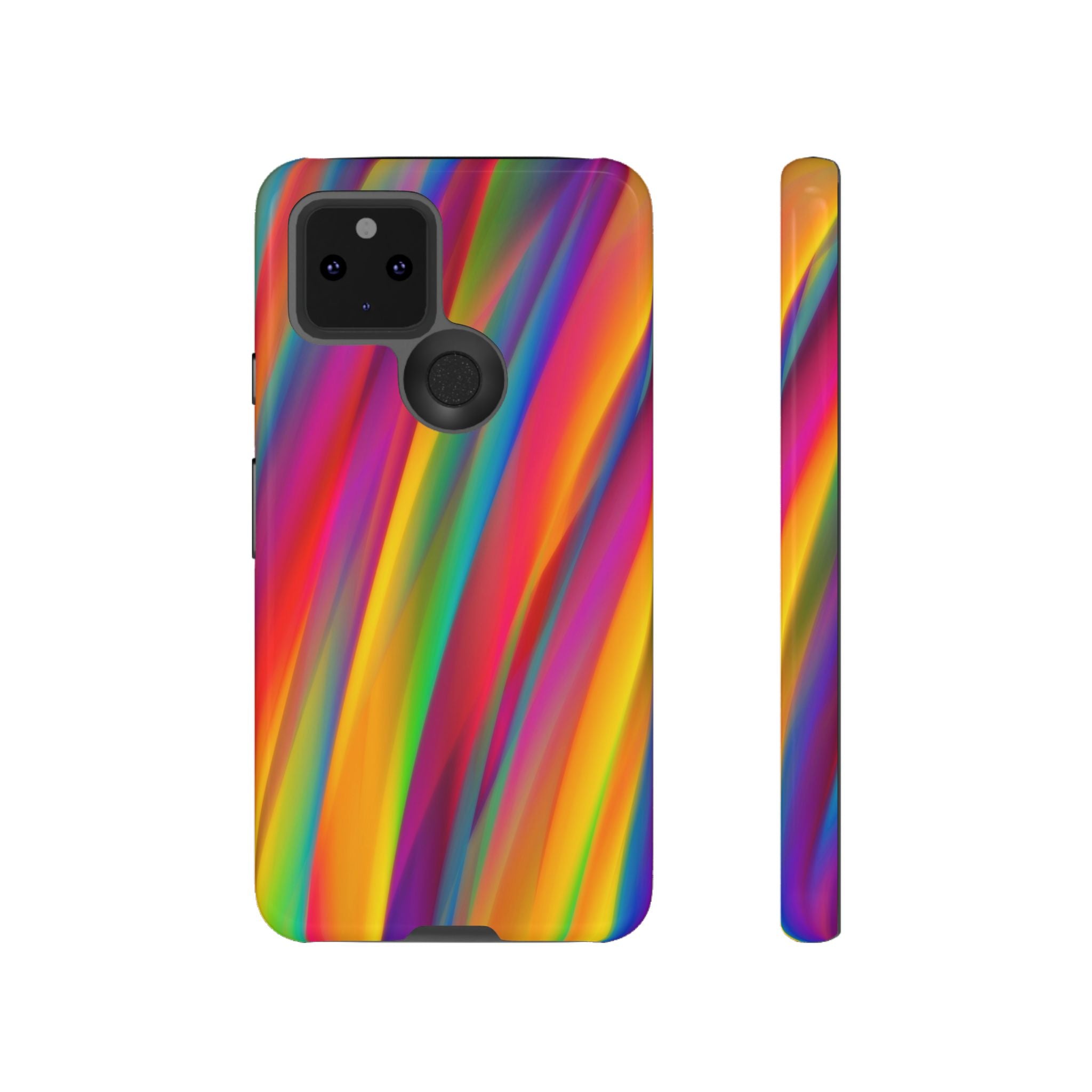 Vibrant Tough Phone Case, Colorful Phone Protection, Artistic Cell Cover, Gift for Gamers, Fun Tech Accessory, Pride Celebration
